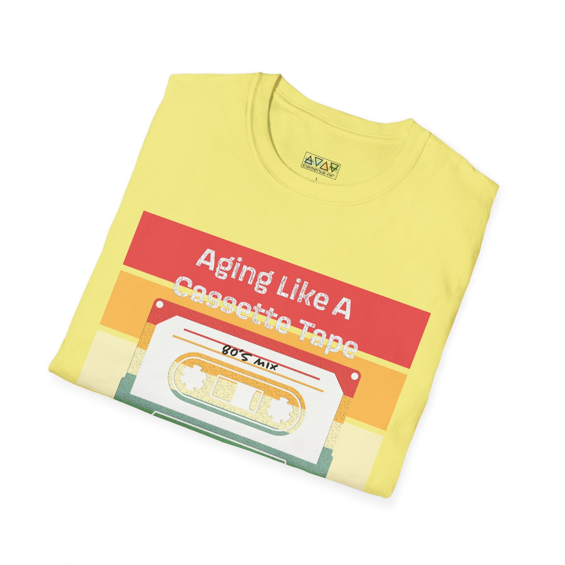 Retro Cassette Tape T-Shirt | Nostalgic Music Vibes, Fun Gift for Music Lovers, Casual Outfit, Birthday Present, Unisex Graphic Tee