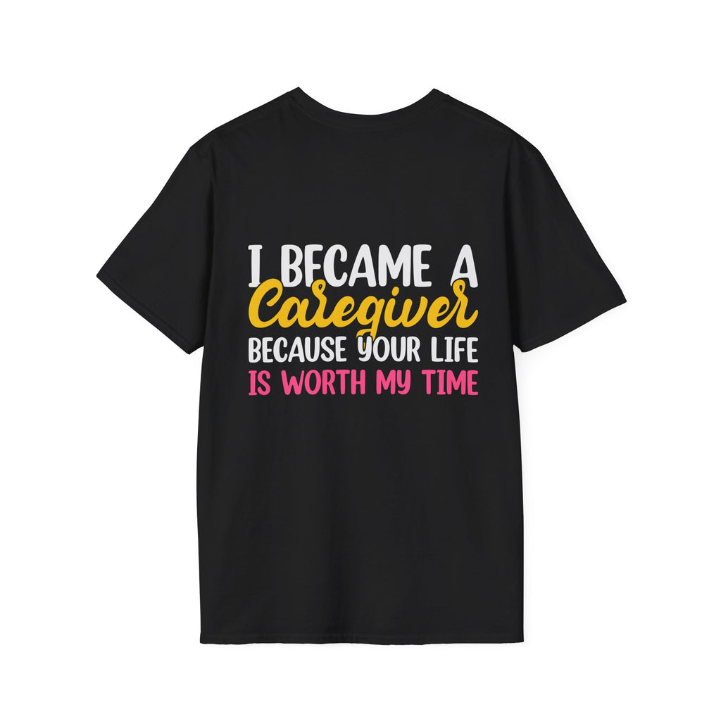 Caregiver Appreciation T-Shirt, Gift for Nurses or Healthcare Workers, Caregiver Life Tee, Supportive Quote Shirt, Nursing Humor Shirt,