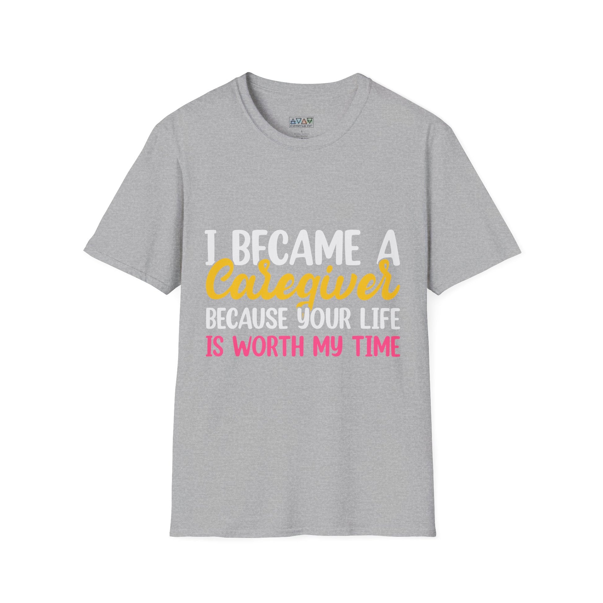 Caregiver Appreciation T-Shirt, Gift for Nurses or Healthcare Workers, Caregiver Life Tee, Supportive Quote Shirt, Nursing Humor Shirt,