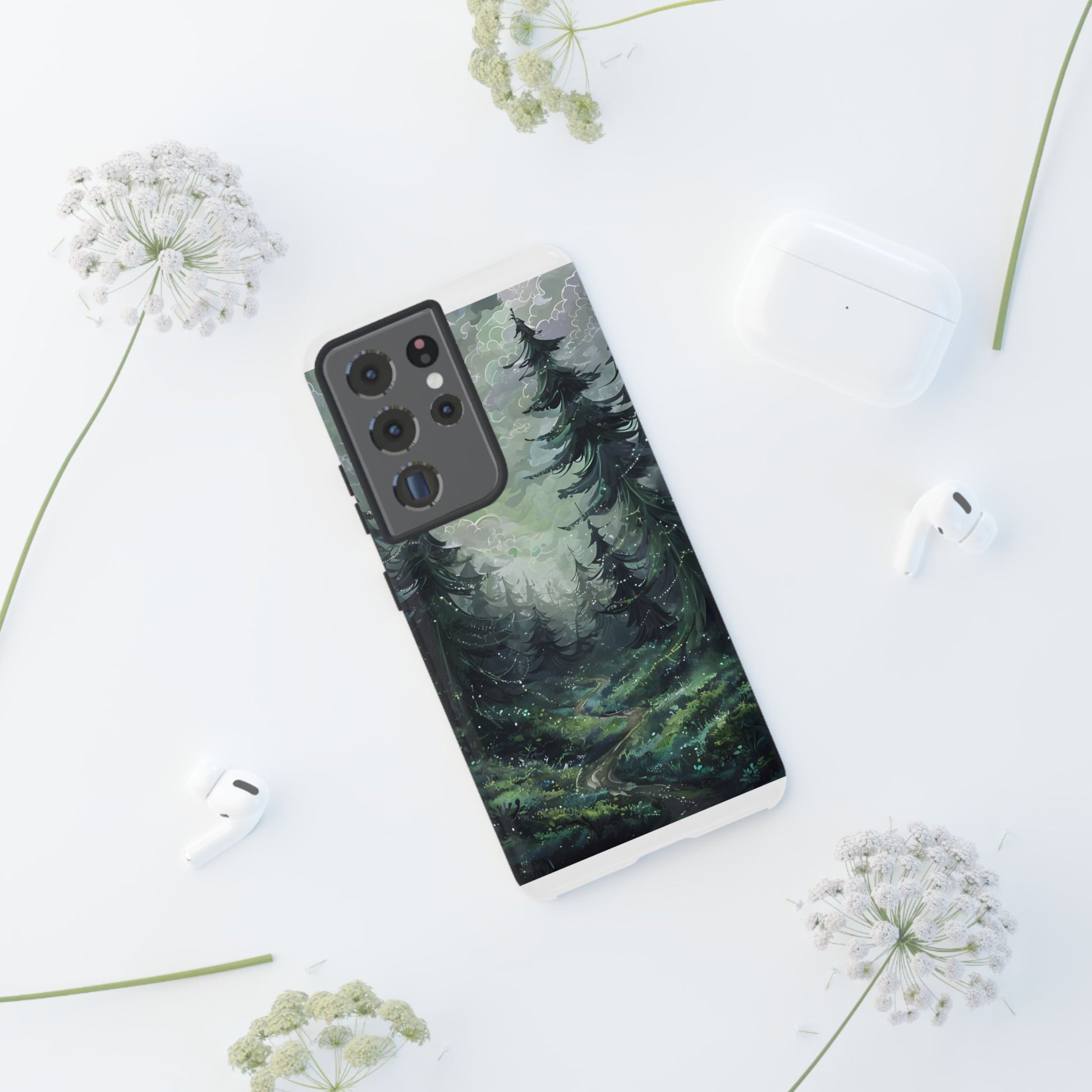 Phone Case, Whimsical Enchanted Forest, Tough Protective Cover, Unique Gift, Trendy