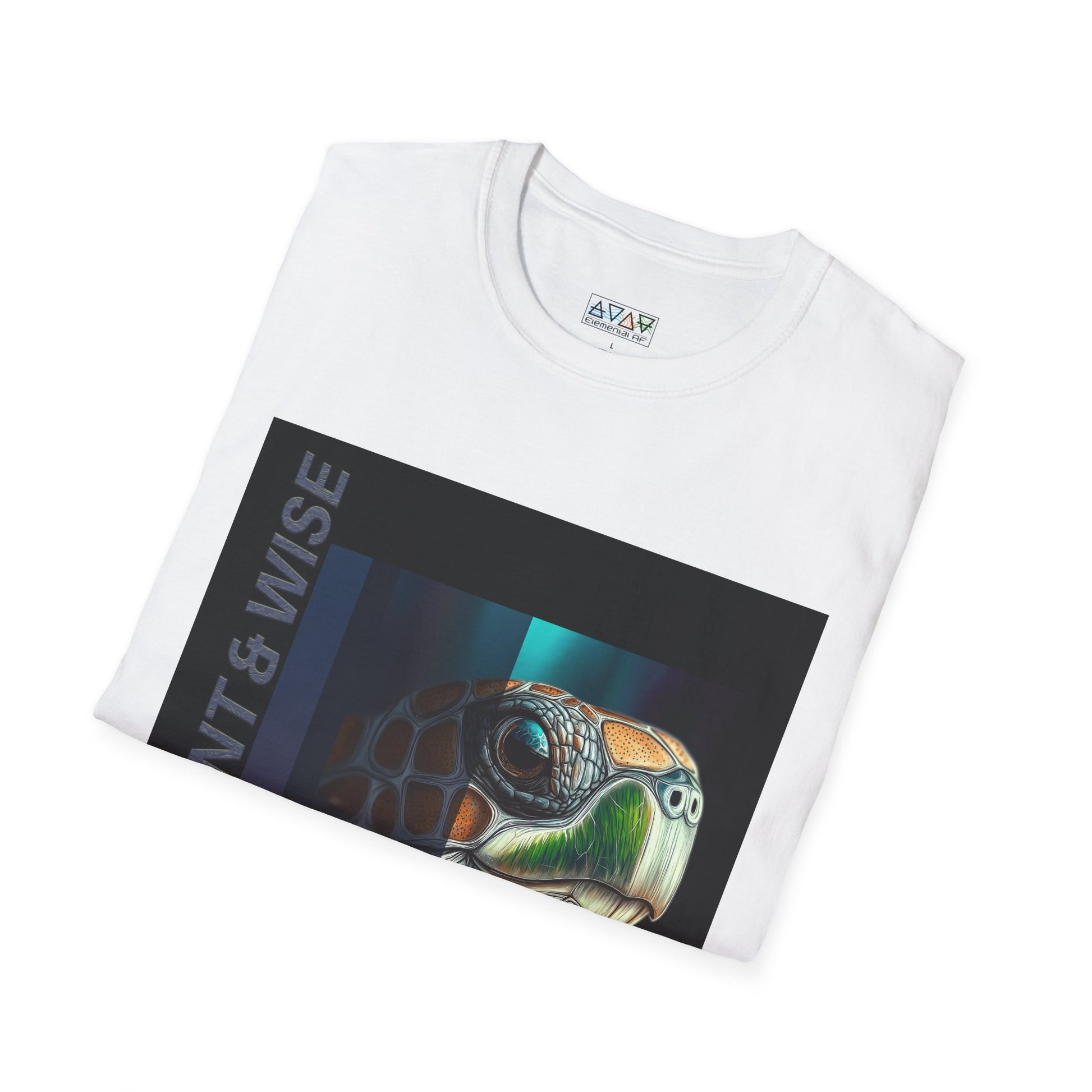 Patient & Wise Turtle T-Shirt, Inspirational Tee, Unisex Graphic Shirt, Nature Lover Gift, Eco-Friendly Apparel