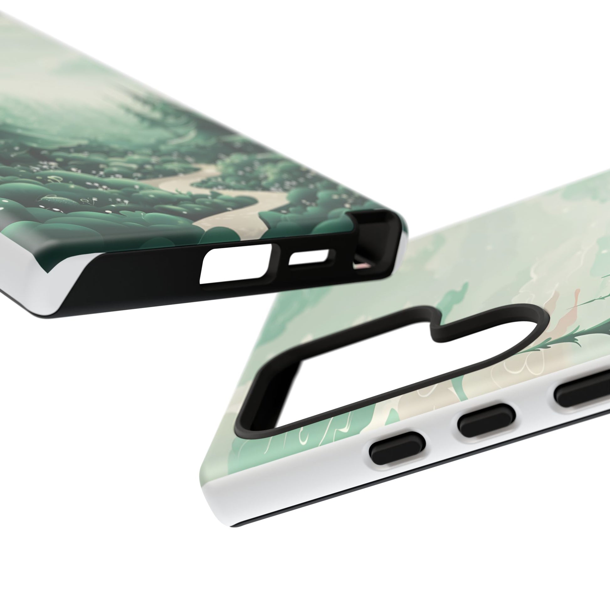 Phone Case, Tough Cover, Whimsical Enchanted Forest, Protective Phone Accessories, Forest Theme Phone Skin