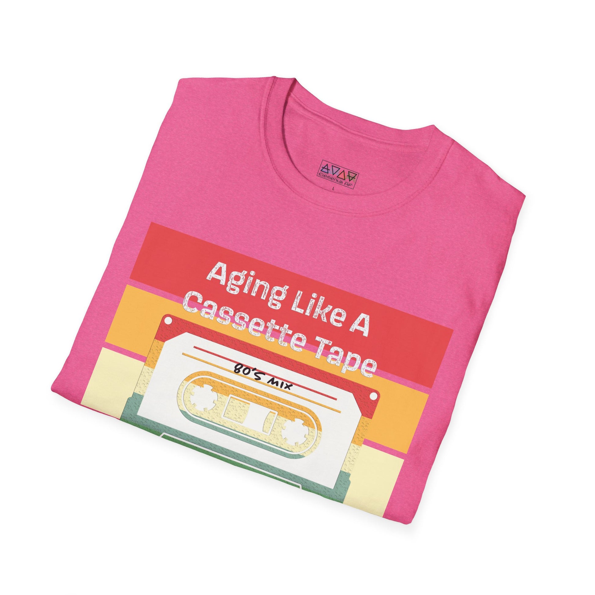 Retro Cassette Tape T-Shirt | Nostalgic Music Vibes, Fun Gift for Music Lovers, Casual Outfit, Birthday Present, Unisex Graphic Tee