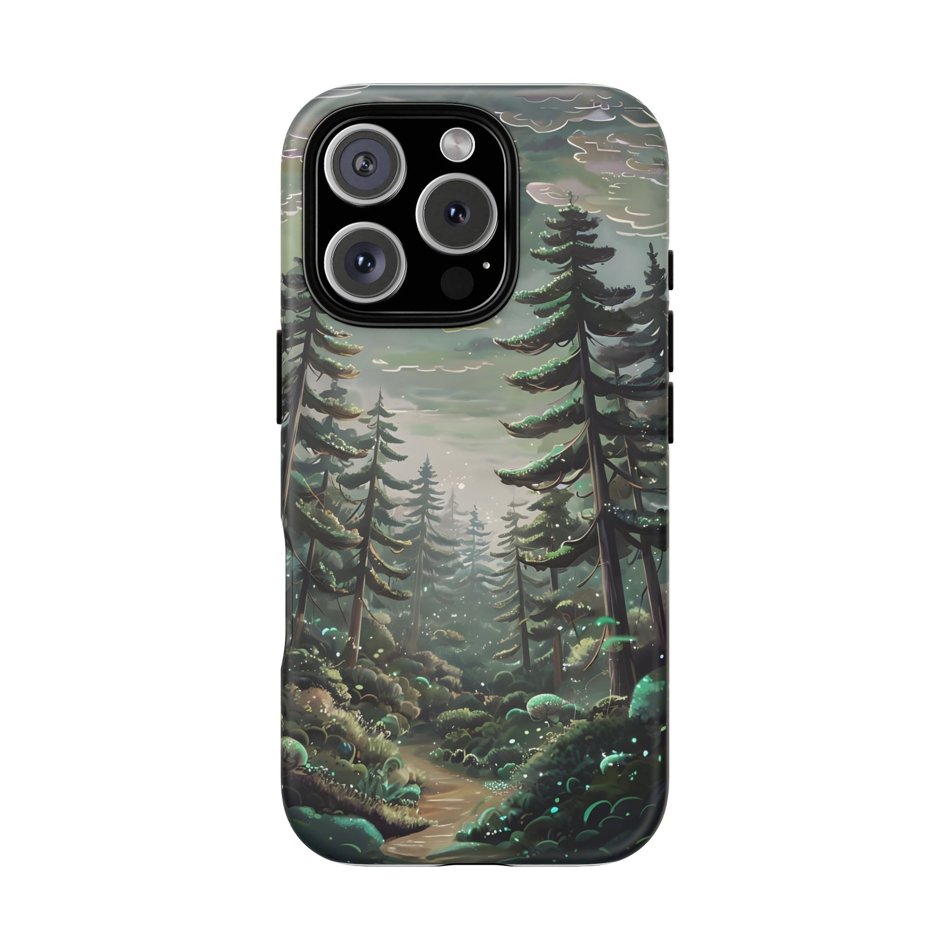 Phone Case, Whimsical Anime Forest Illustration Brimming With Enchantment, Tough Protective Cover, Unique Gift, Trendy