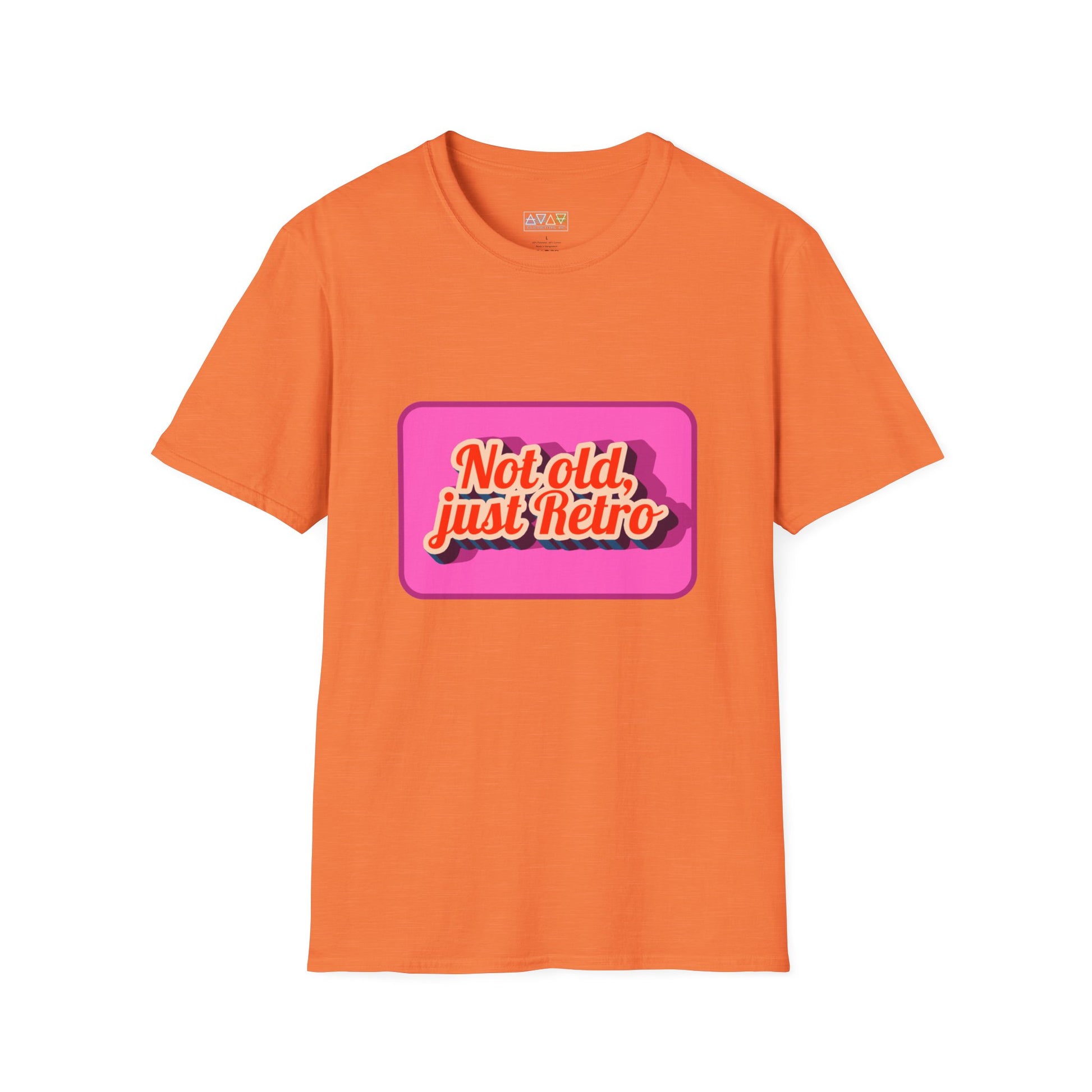 Not old, just Retro Unisex T-Shirt, Funny Vintage Style Tee, Cool Graphic Shirt, Midlife, Classic Apparel