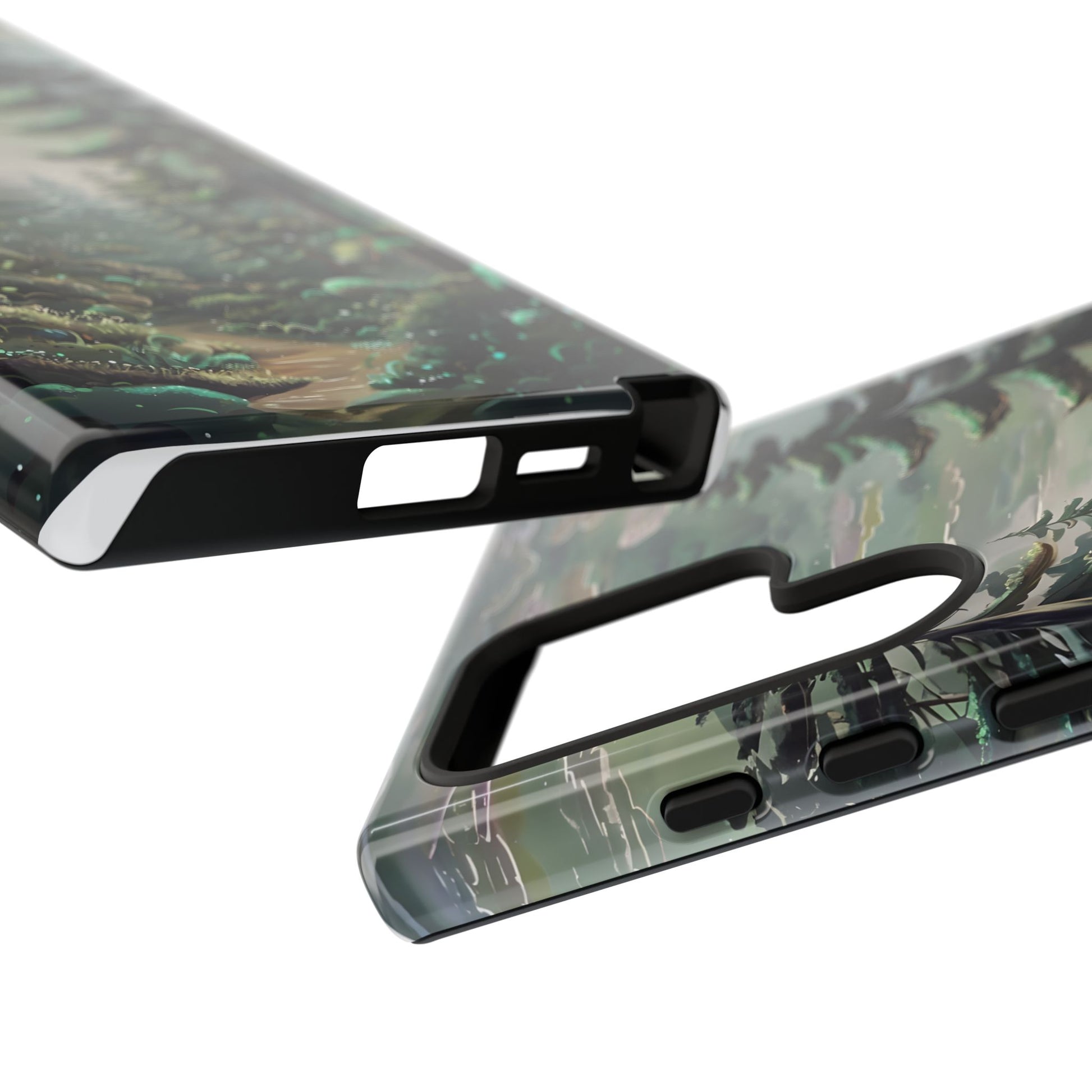 Phone Case, Whimsical Anime Forest Illustration Brimming With Enchantment, Tough Protective Cover, Unique Gift, Trendy