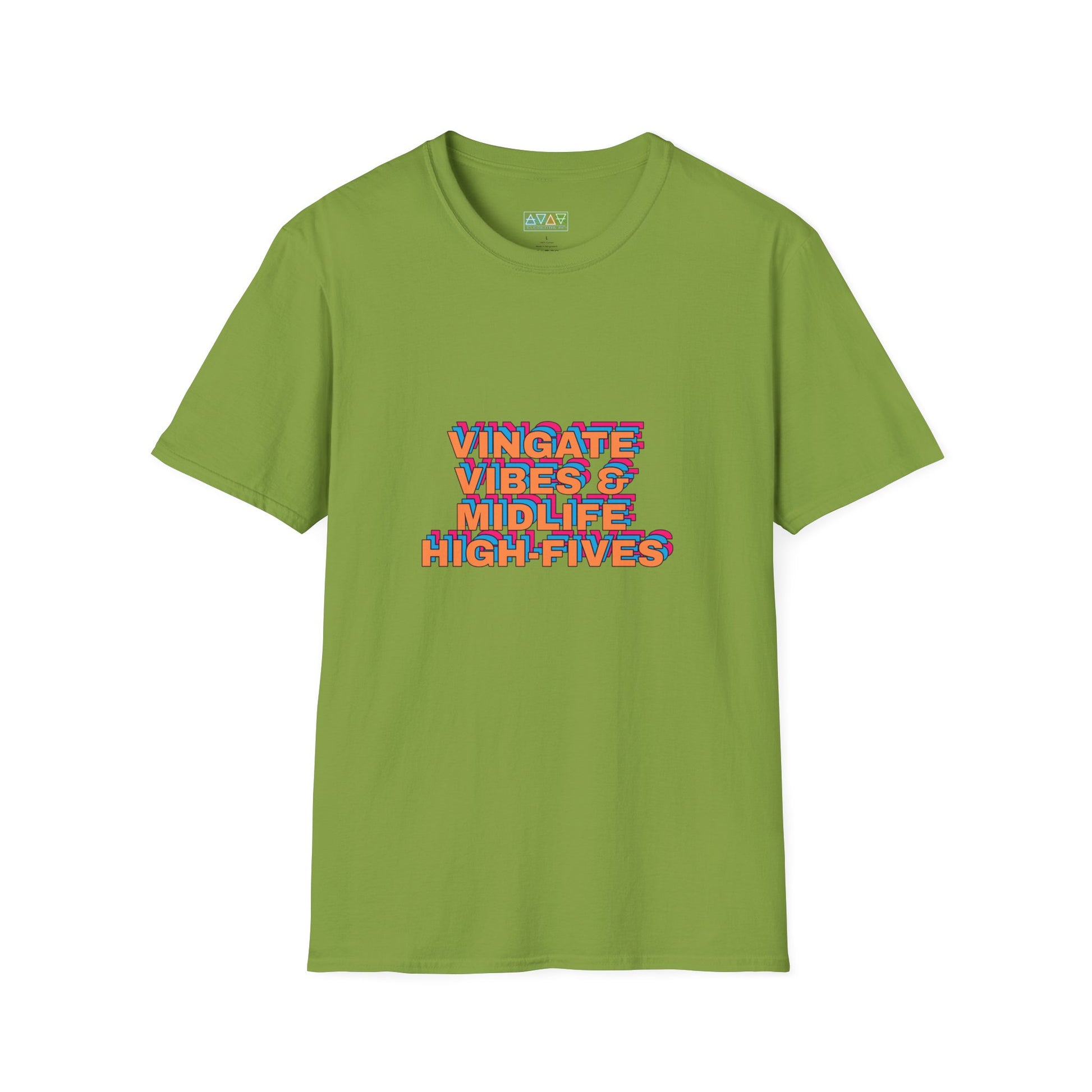 Vintage Vibes Unisex T-Shirt, Retro Tee, Midlife High-Fives Shirt, 70s Inspired Top, Nostalgic Graphic Tee