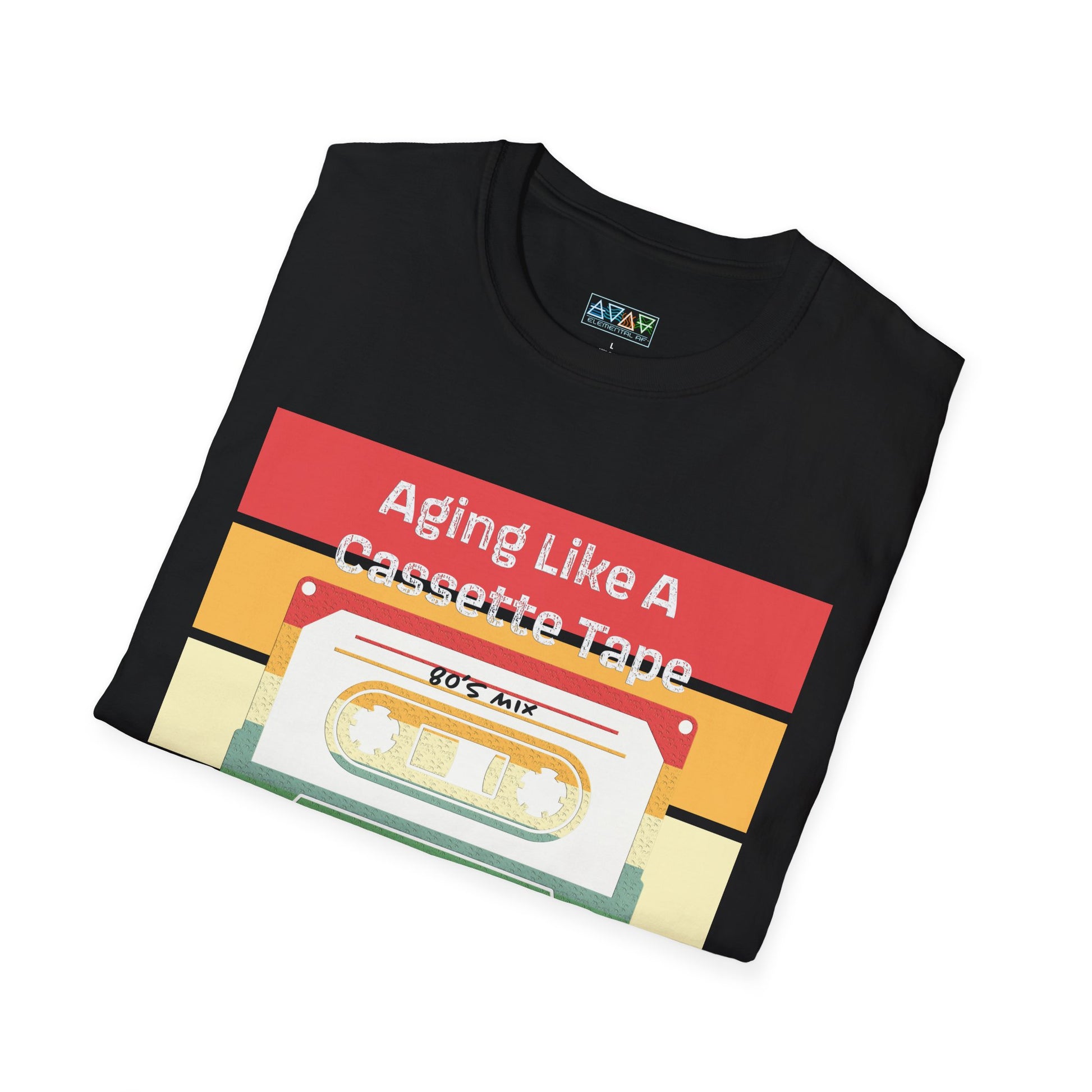 Retro Cassette Tape T-Shirt | Nostalgic Music Vibes, Fun Gift for Music Lovers, Casual Outfit, Birthday Present, Unisex Graphic Tee