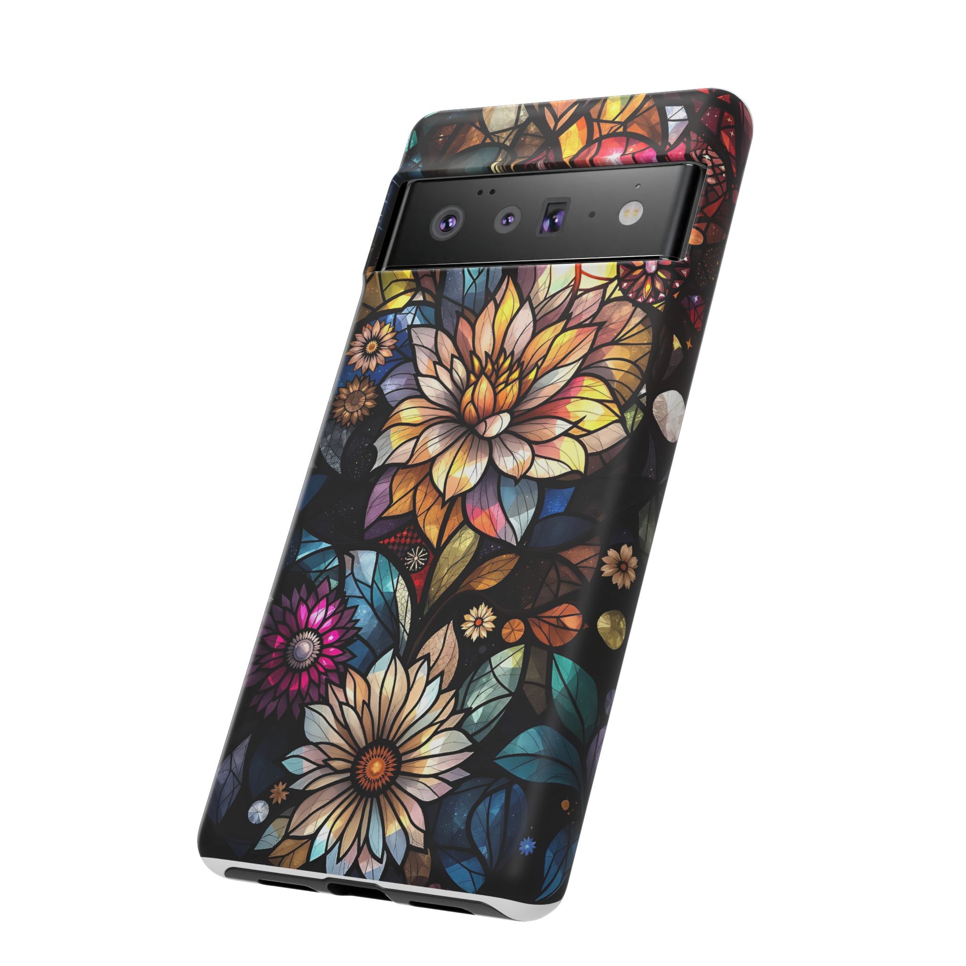 Floral Phone Case - Vibrant Petal Pattern, Tough Protection, Stylish Accessory, Gift for Nature Lovers, Eco-Friendly Design, Floral Art