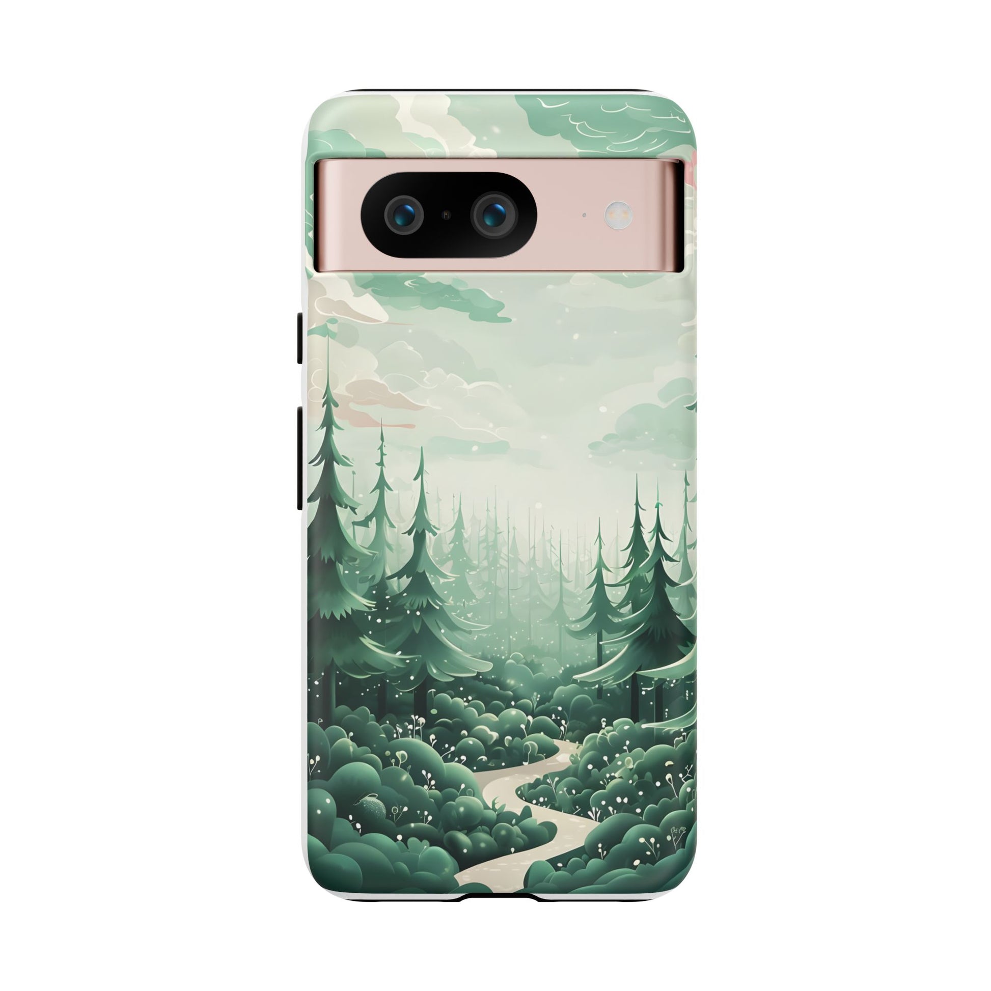 Phone Case, Tough Cover, Whimsical Enchanted Forest, Protective Phone Accessories, Forest Theme Phone Skin