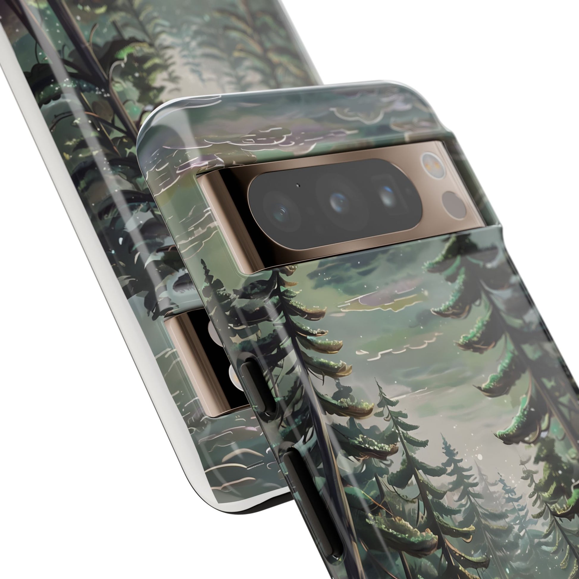 Phone Case, Whimsical Anime Forest Illustration Brimming With Enchantment, Tough Protective Cover, Unique Gift, Trendy