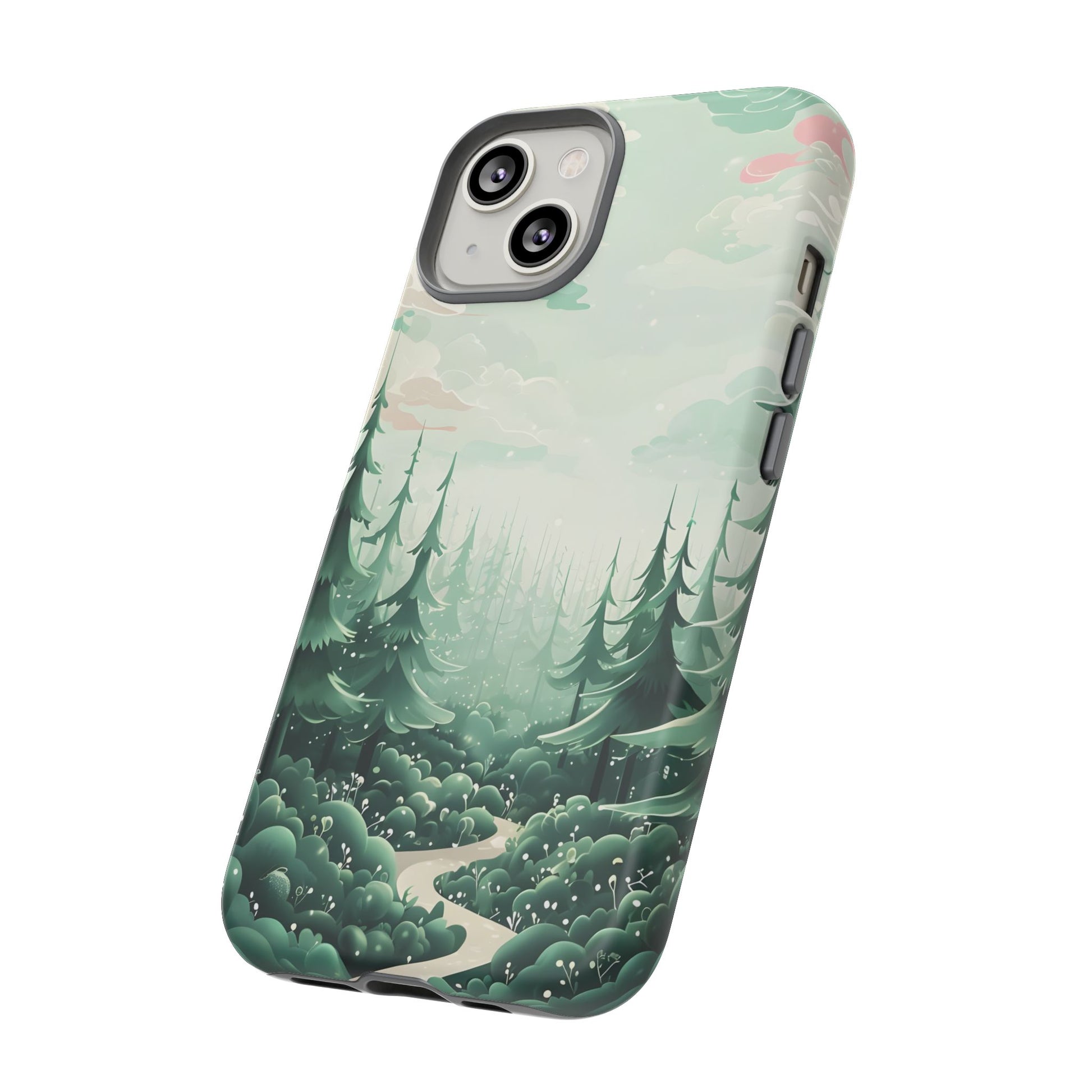 Phone Case, Tough Cover, Whimsical Enchanted Forest, Protective Phone Accessories, Forest Theme Phone Skin