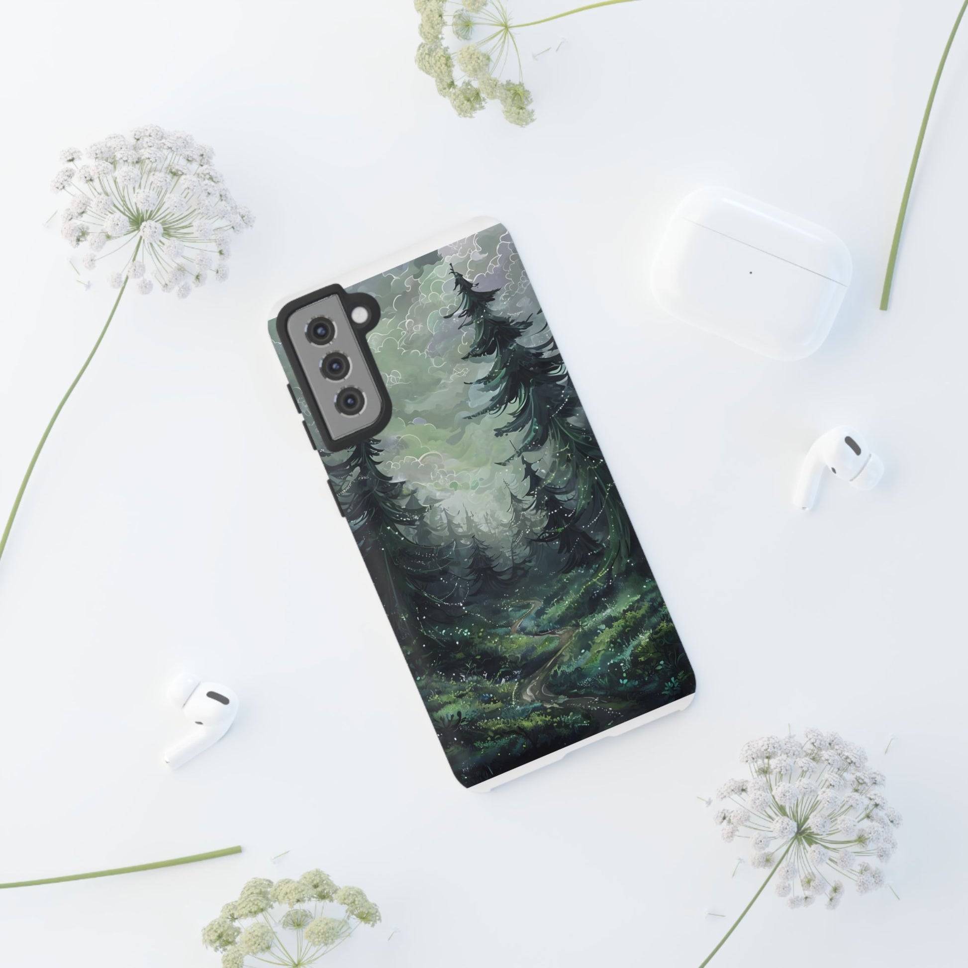 Phone Case, Whimsical Enchanted Forest, Tough Protective Cover, Unique Gift, Trendy
