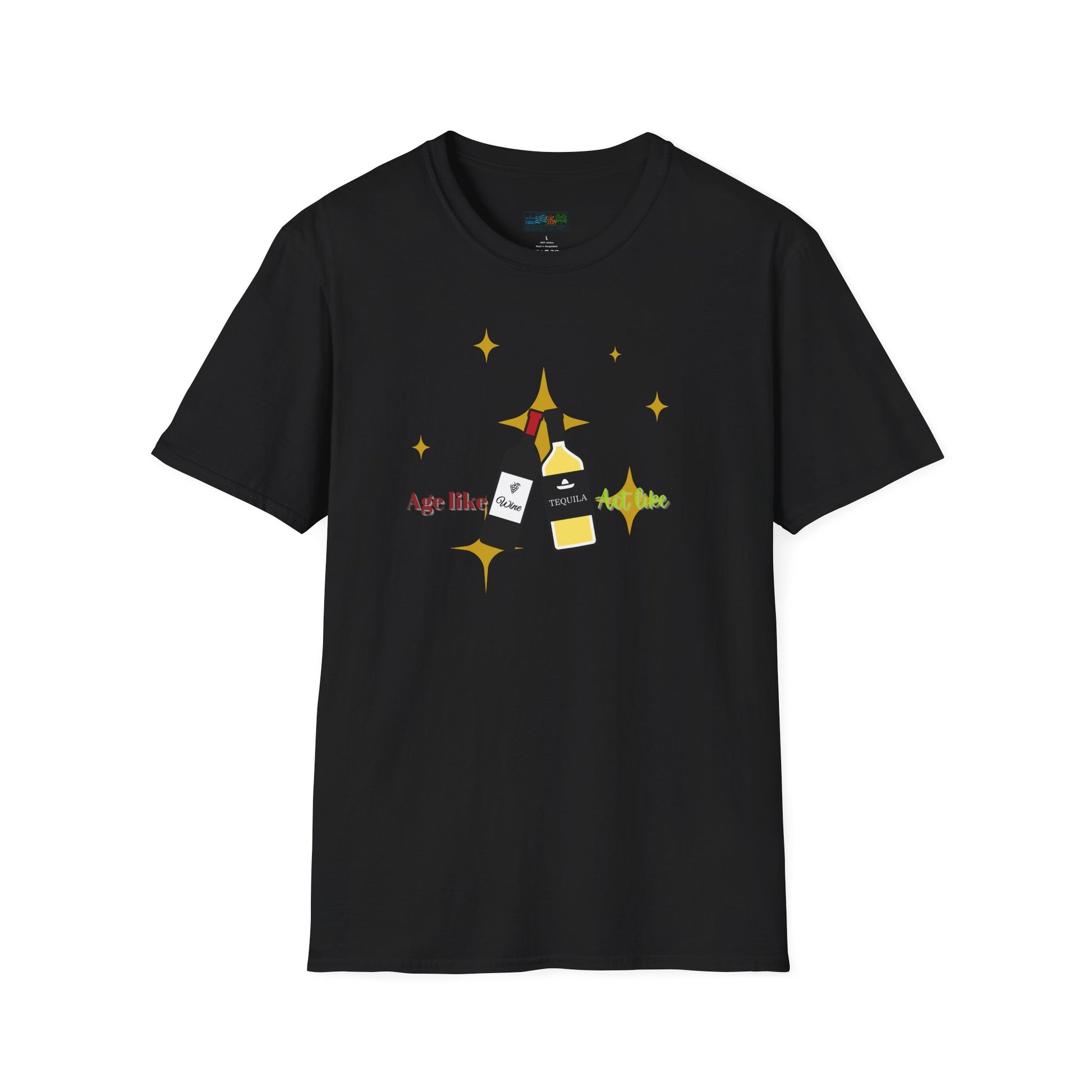 Funny Wine Lover T-Shirt - "Aging Like Fine Wine" Graphic Tee, Perfect Gift for Birthday, Holiday, Wine Tasting Events, Adult Humor