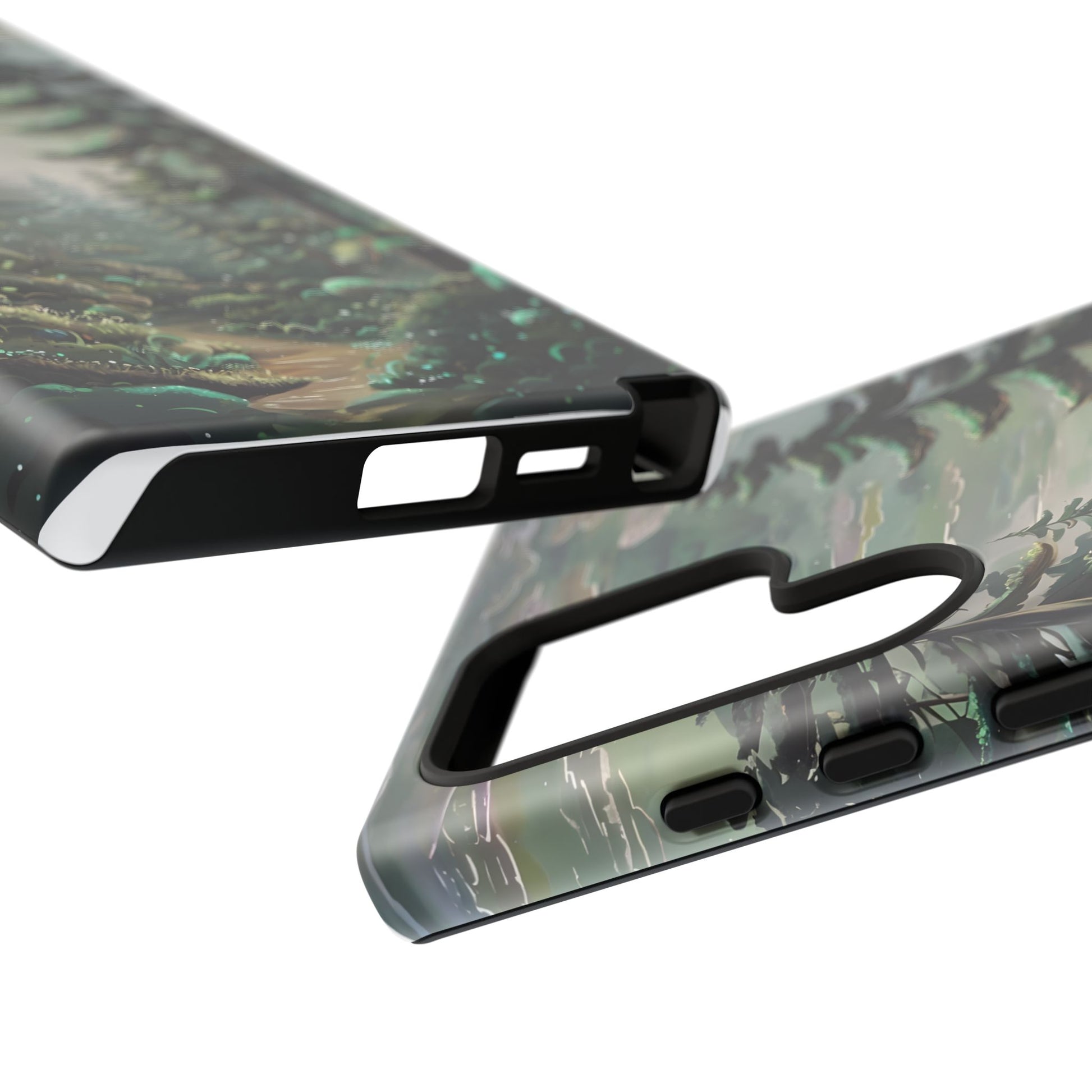 Phone Case, Whimsical Anime Forest Illustration Brimming With Enchantment, Tough Protective Cover, Unique Gift, Trendy