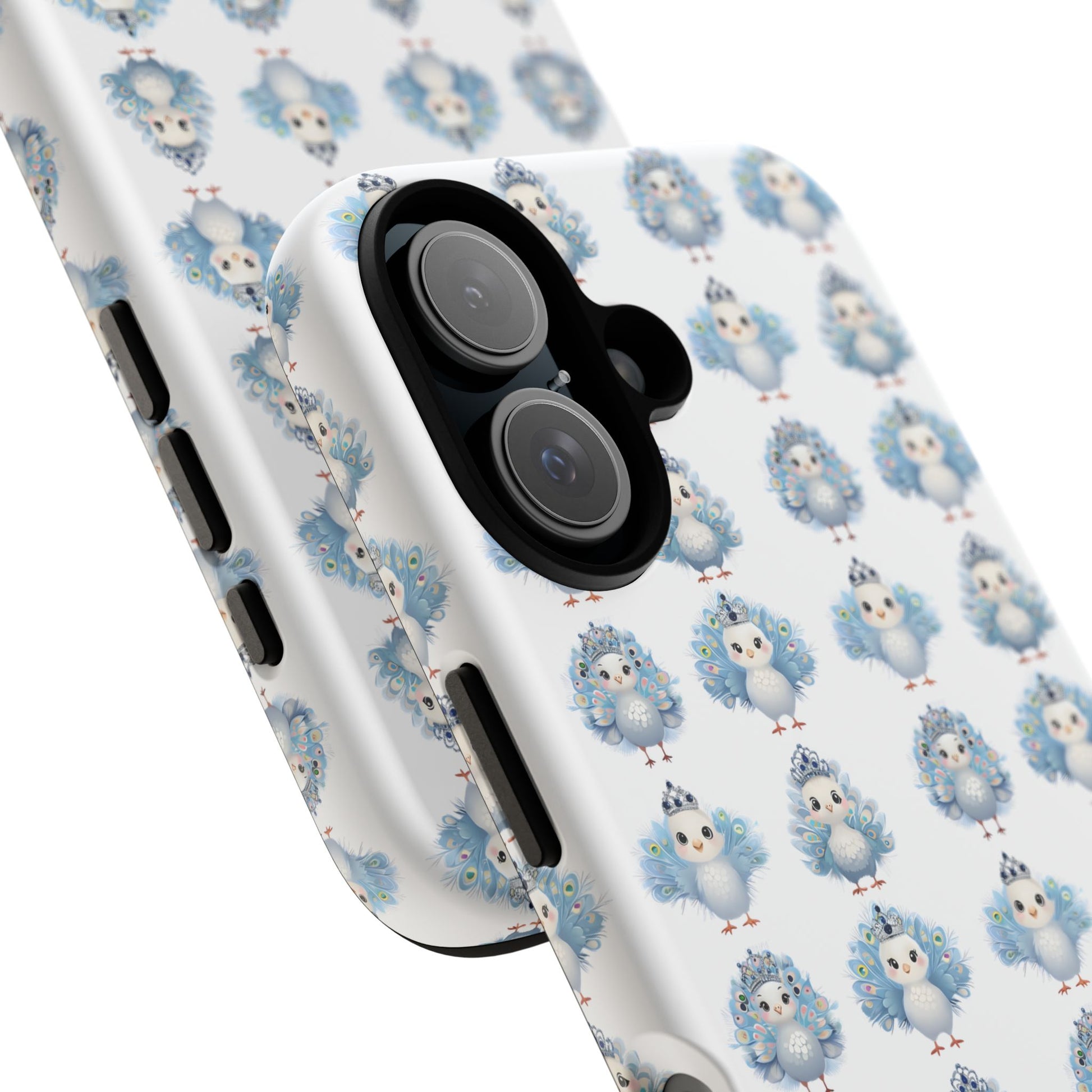 Tough Cases, Peacock Phone Covers, Animal Lover Gift, Cute Bird Accessories, Tiara Design, Protective Shell