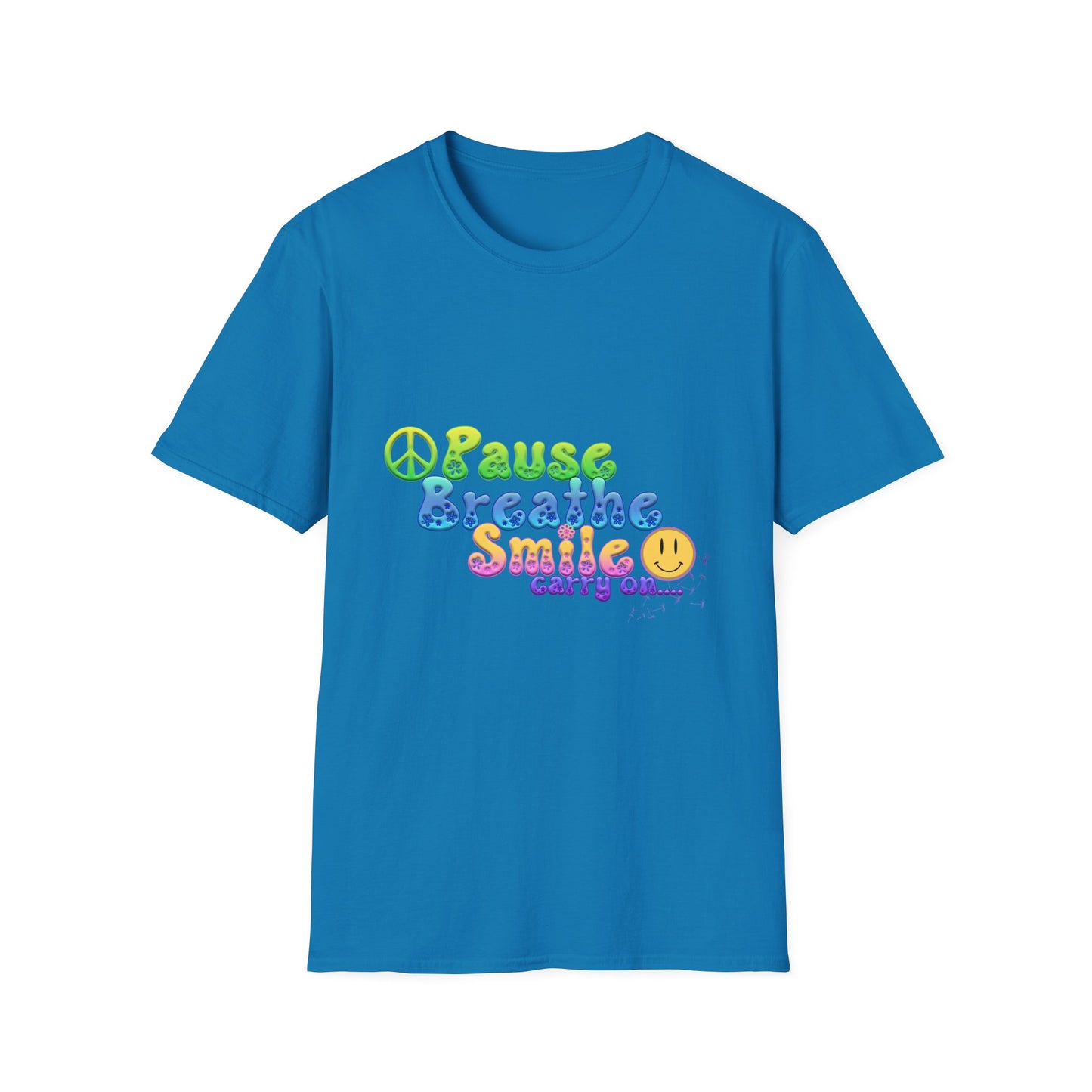 Meditation Reminder Tee, Mindfulness Shirt, Relaxation Tshirt, Yoga Top, Self Care Apparel, Inspirational Quote Clothing