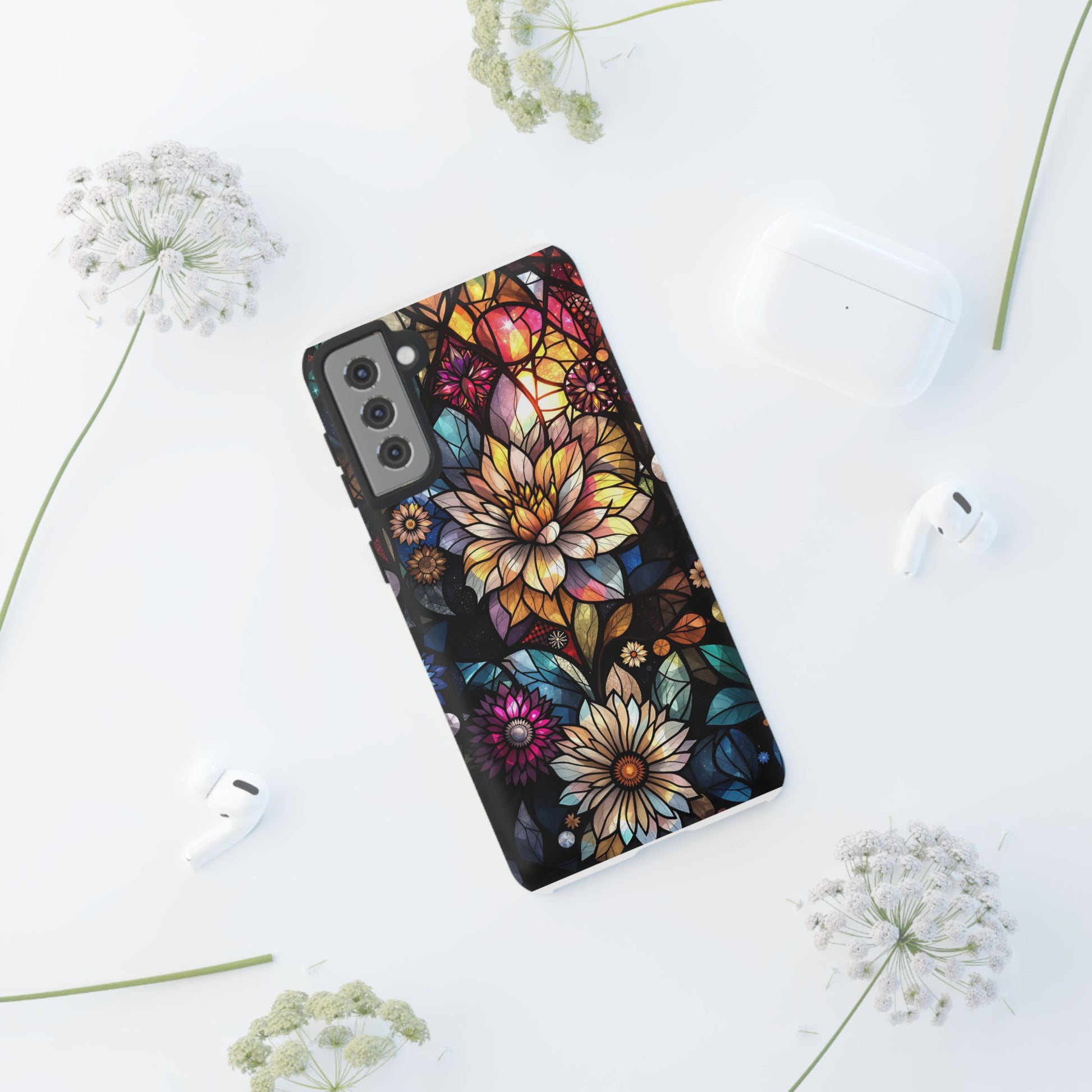 Floral Phone Case - Vibrant Petal Pattern, Tough Protection, Stylish Accessory, Gift for Nature Lovers, Eco-Friendly Design, Floral Art