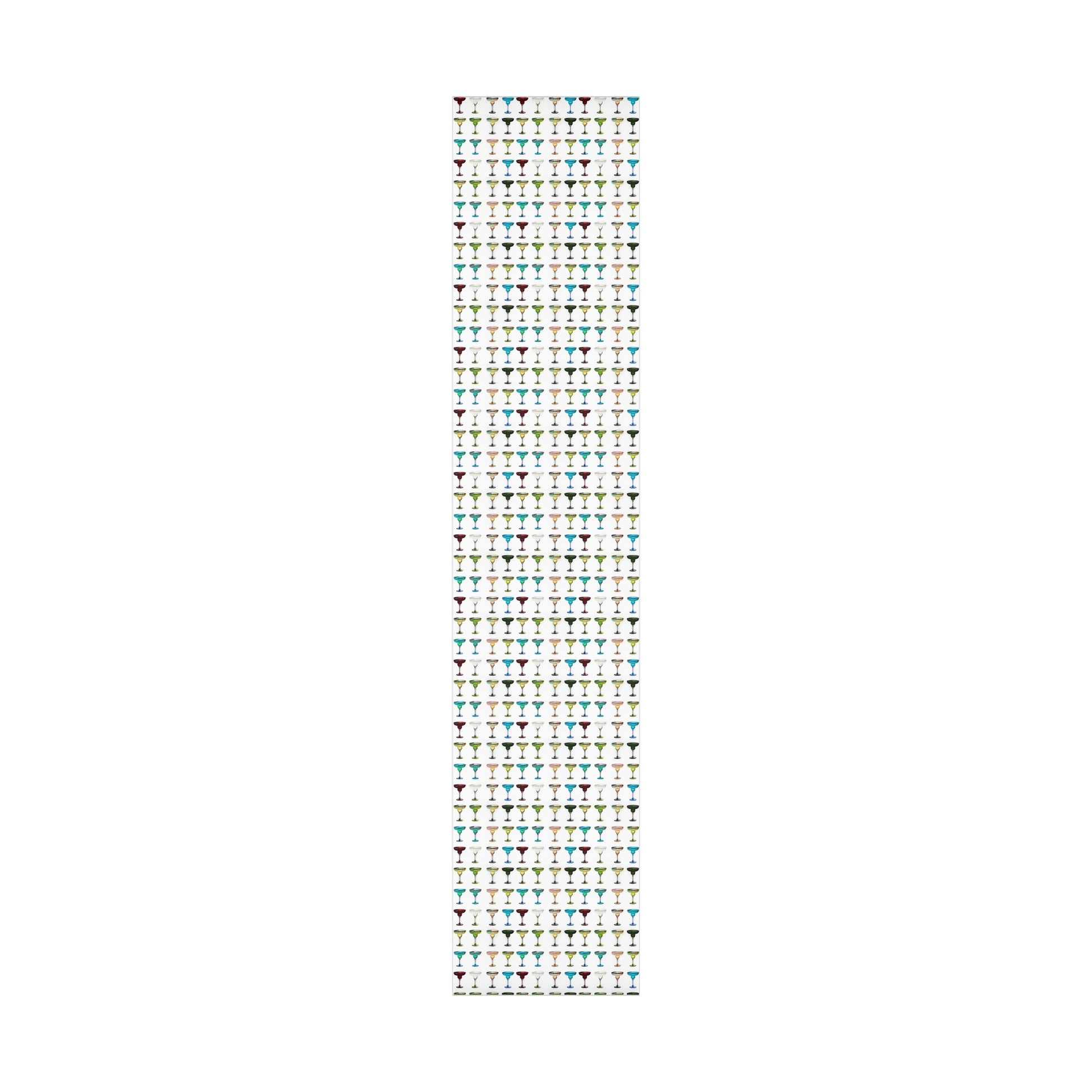 Wrapping Paper, Colorful Margaritas On White Background - Gift Wrap Rolls, Eco-Friendly Gift Wrap, Holiday