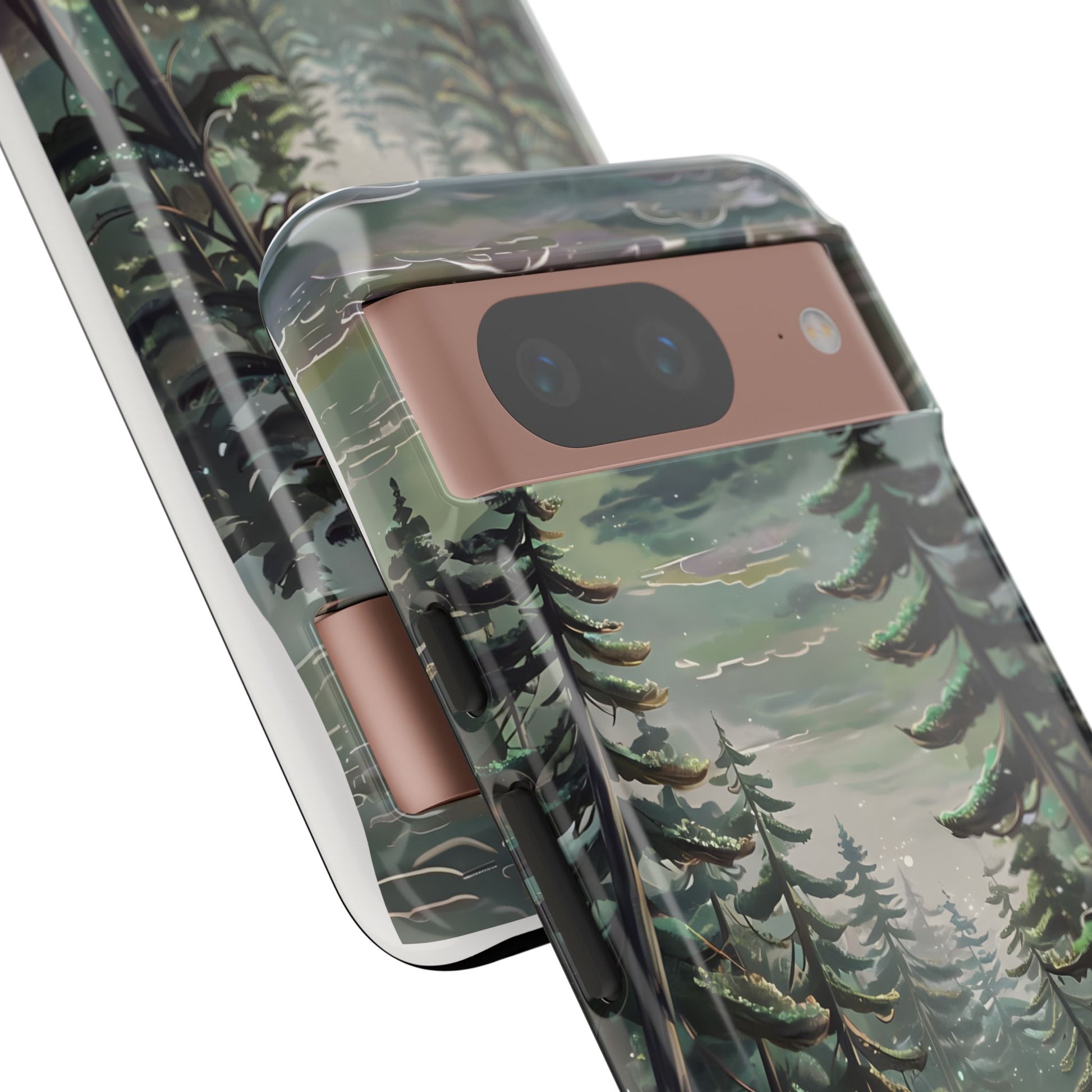 Phone Case, Whimsical Anime Forest Illustration Brimming With Enchantment, Tough Protective Cover, Unique Gift, Trendy