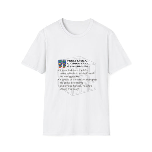 Nostalgic Unisex Softstyle T-Shirt - Perfect for Retro Lovers, Gift for Nostalgia Enthusiasts, Casual Wear, 80s Vibe, Unique Garage Sale