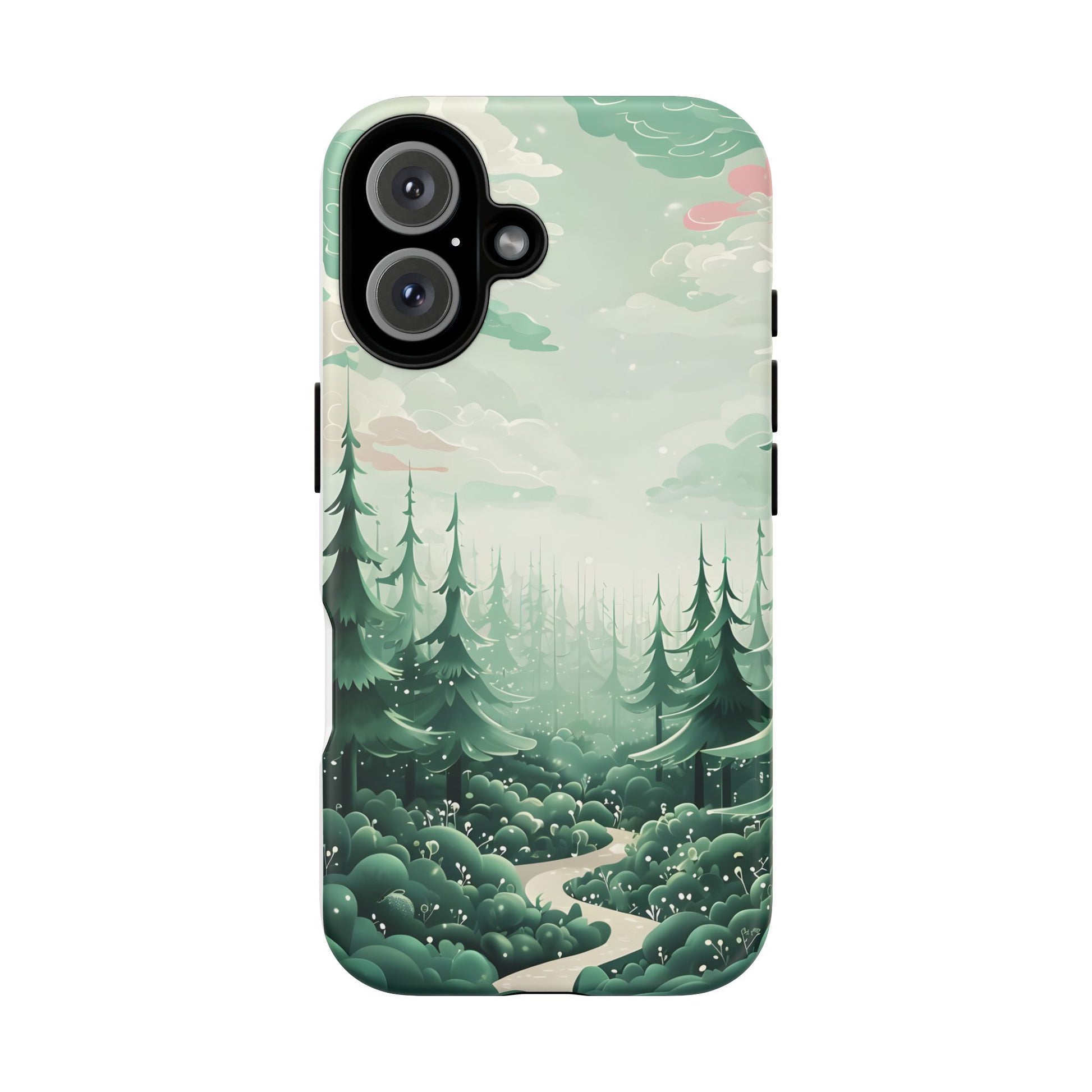 Phone Case, Tough Cover, Whimsical Enchanted Forest, Protective Phone Accessories, Forest Theme Phone Skin