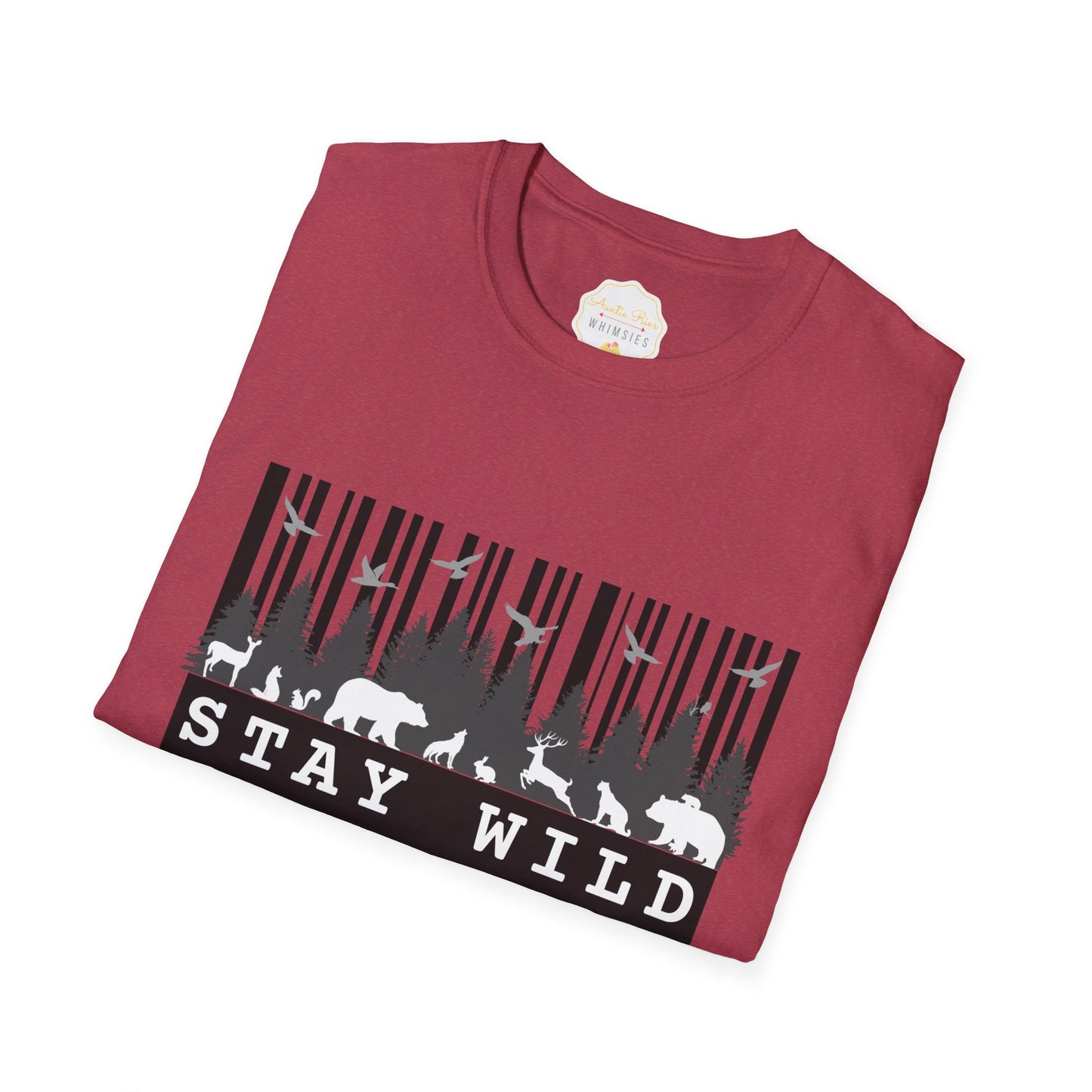 Nature-Tech Unisex T-Shirt - Minimalist Digital Artwork Design
