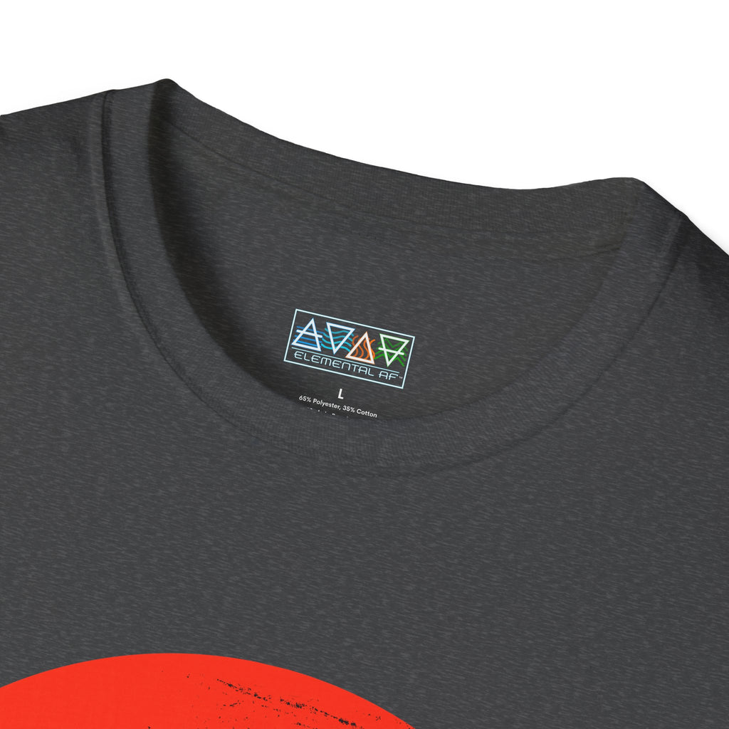 Retro Alien Vibes Unisex Softstyle T-Shirt, Cute Graphic Tee for Casual Wear, Fun Gift for Sci-Fi Lovers, Summer Party Shirt, Peace Sign Tee