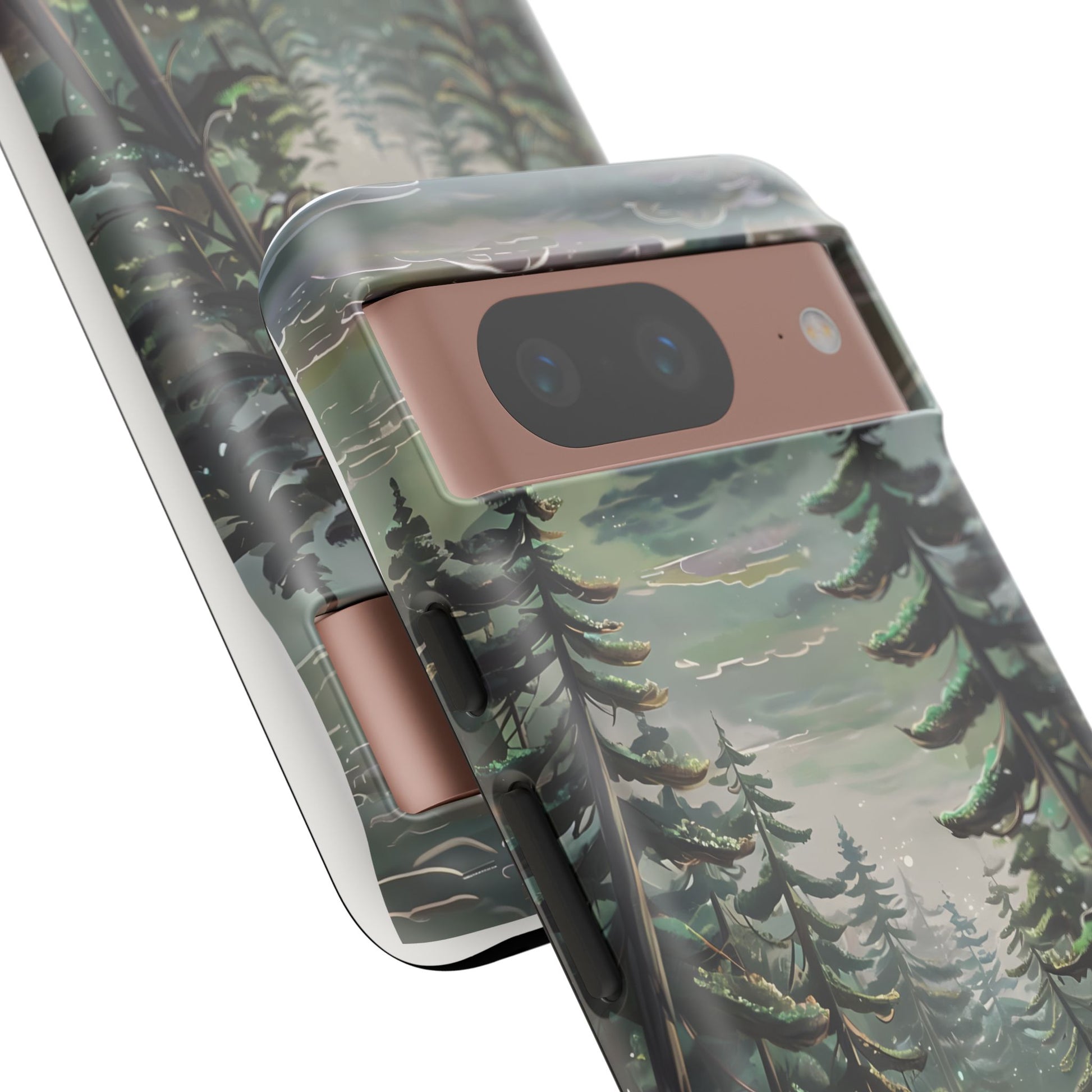 Phone Case, Whimsical Anime Forest Illustration Brimming With Enchantment, Tough Protective Cover, Unique Gift, Trendy