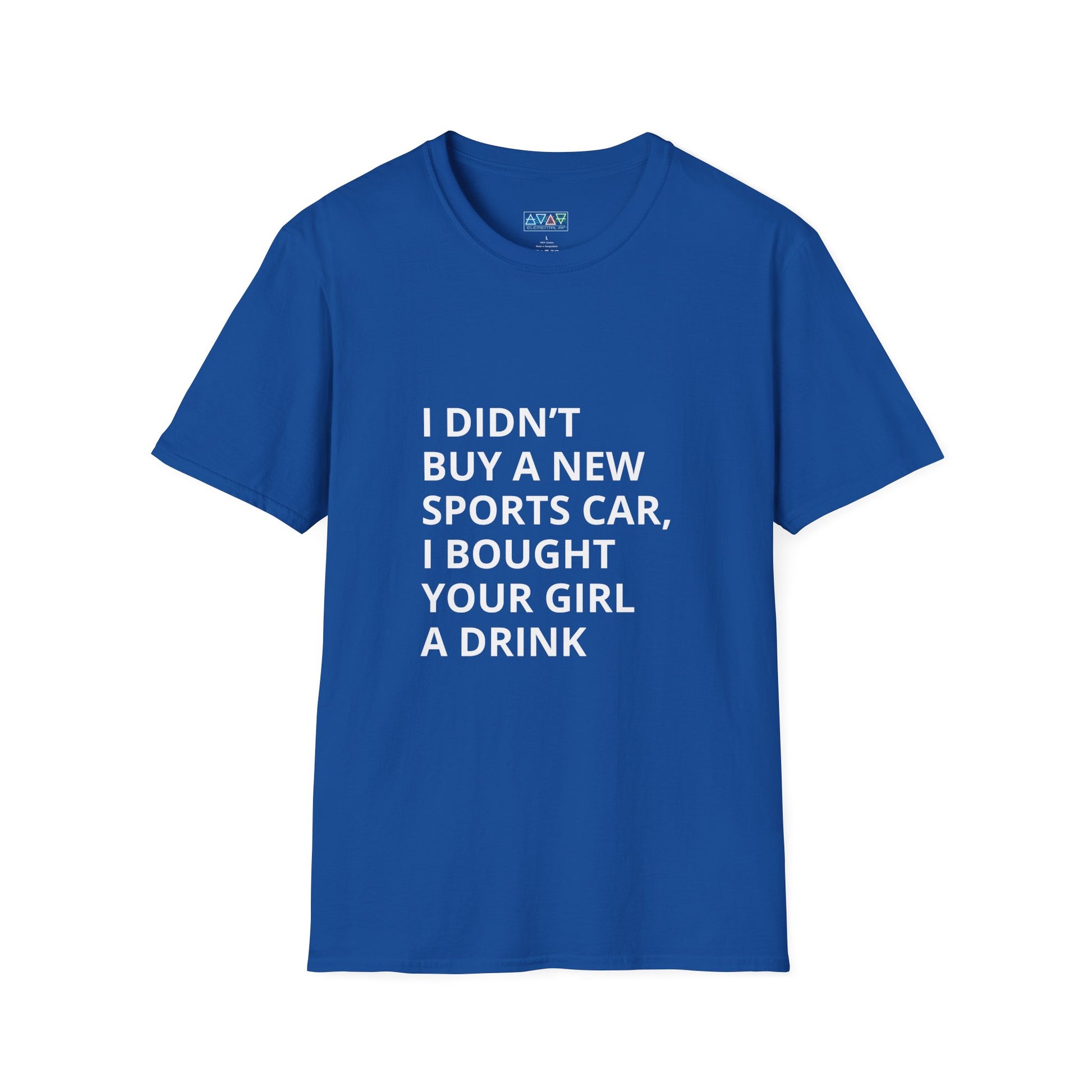 Funny Mid-Life Statement T-Shirt - With Quirky Drink Phrase for Humor Lovers, Perfect Gift for Friends, Casual Wear, Birthdays, Parties