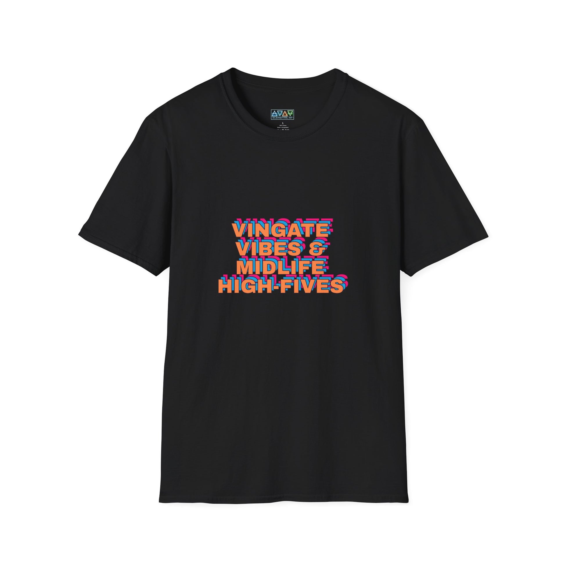 Vintage Vibes Unisex T-Shirt, Retro Tee, Midlife High-Fives Shirt, 70s Inspired Top, Nostalgic Graphic Tee