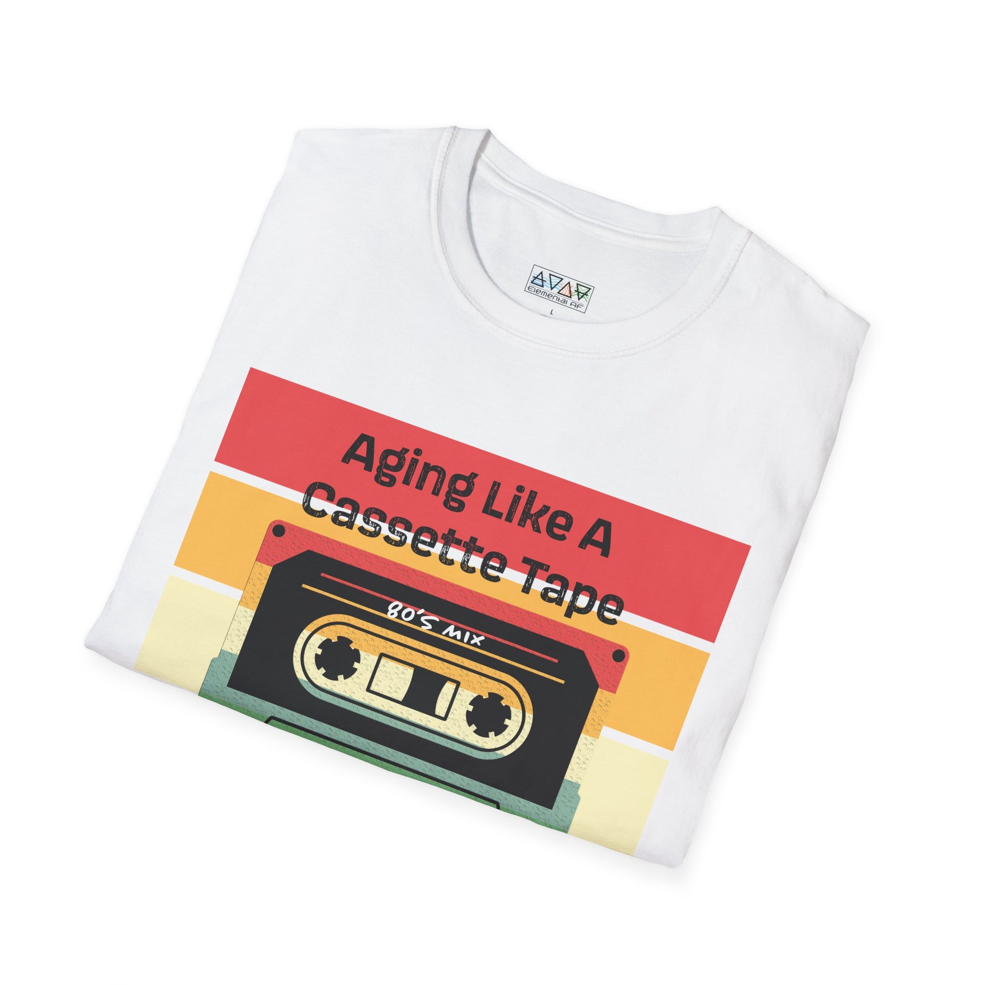Retro Cassette Tape T-Shirt | Nostalgic Music Vibes, Fun Gift for Music Lovers, Casual Outfit, Birthday Present, Unisex Graphic Tee