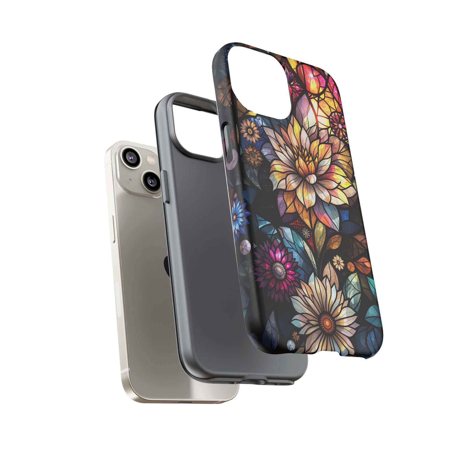 Floral Phone Case - Vibrant Petal Pattern, Tough Protection, Stylish Accessory, Gift for Nature Lovers, Eco-Friendly Design, Floral Art