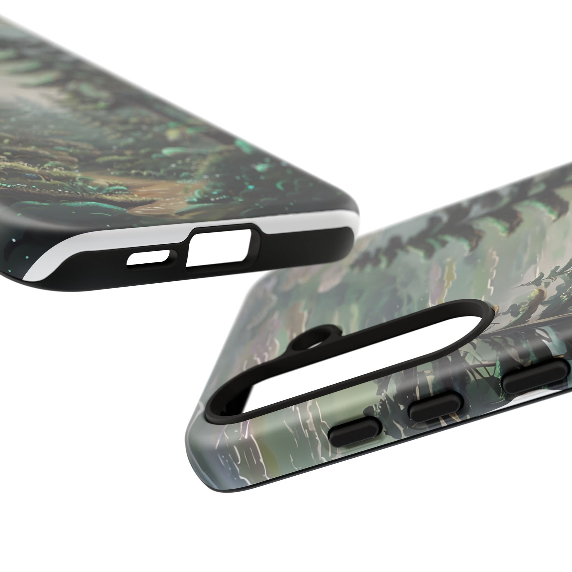 Phone Case, Whimsical Anime Forest Illustration Brimming With Enchantment, Tough Protective Cover, Unique Gift, Trendy