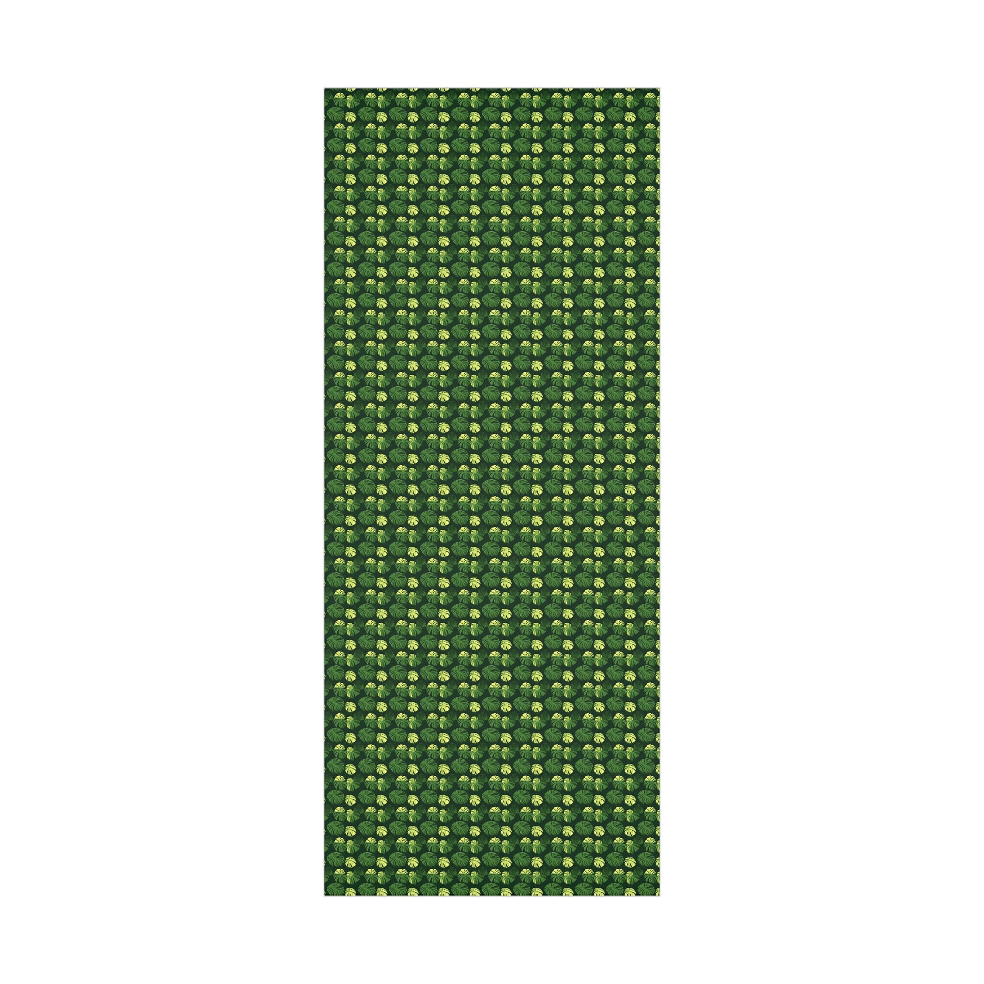 Tropical Botanical Pattern Featuring Stylized Monstera Leaves Wrapping Paper