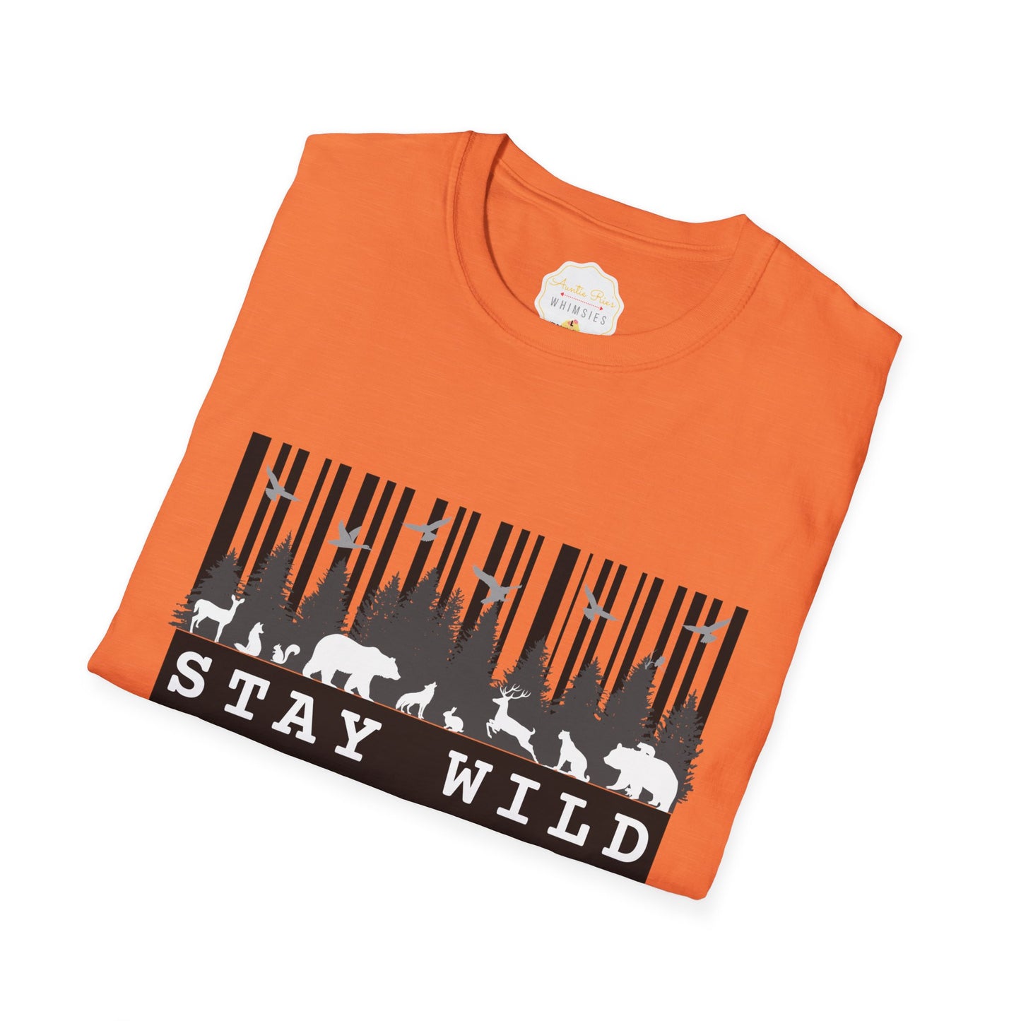 Nature-Tech Unisex T-Shirt - Minimalist Digital Artwork Design