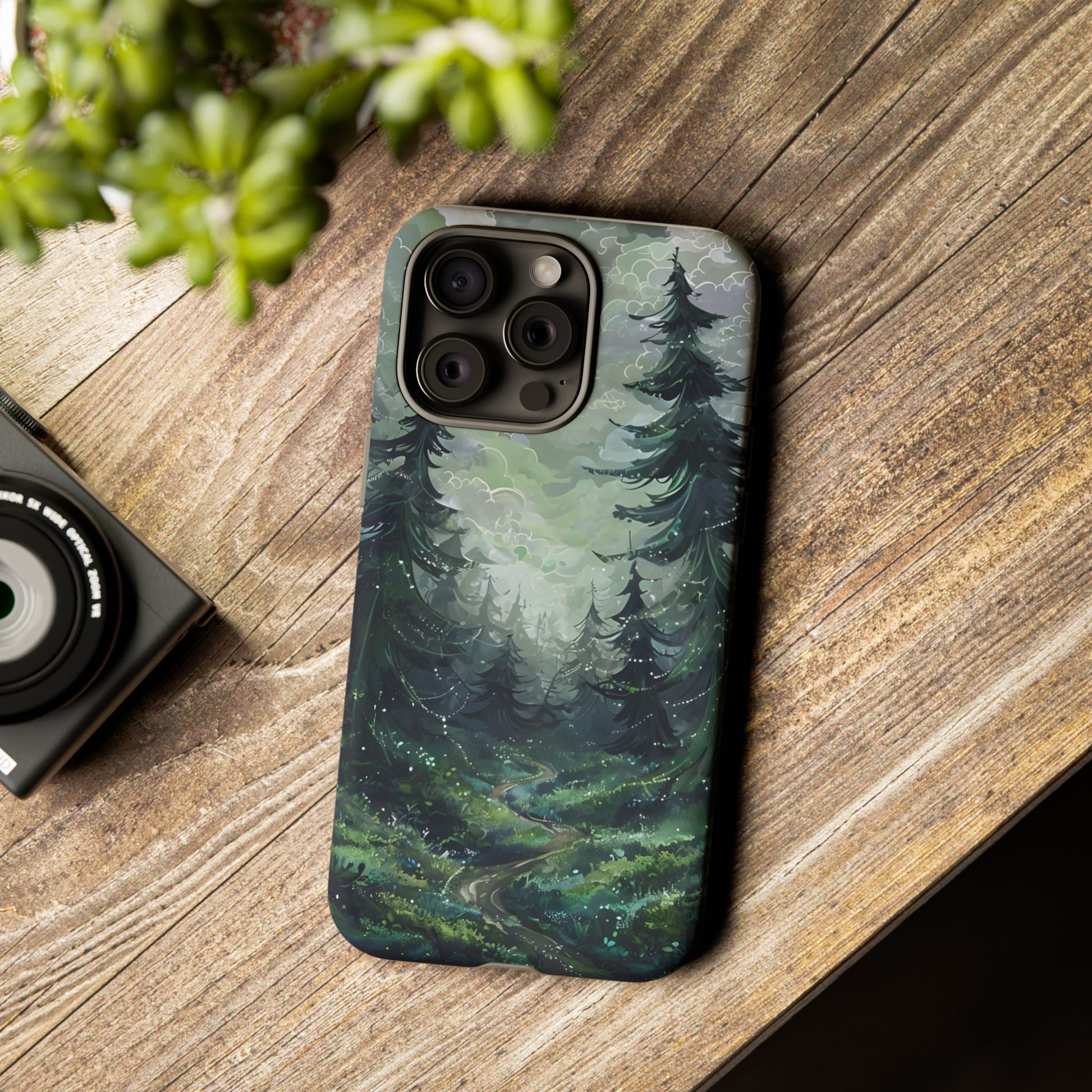 Phone Case, Whimsical Enchanted Forest, Tough Protective Cover, Unique Gift, Trendy