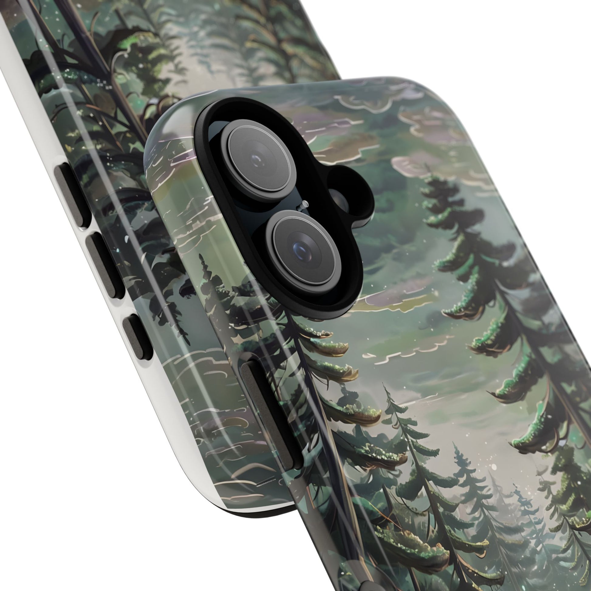 Phone Case, Whimsical Anime Forest Illustration Brimming With Enchantment, Tough Protective Cover, Unique Gift, Trendy