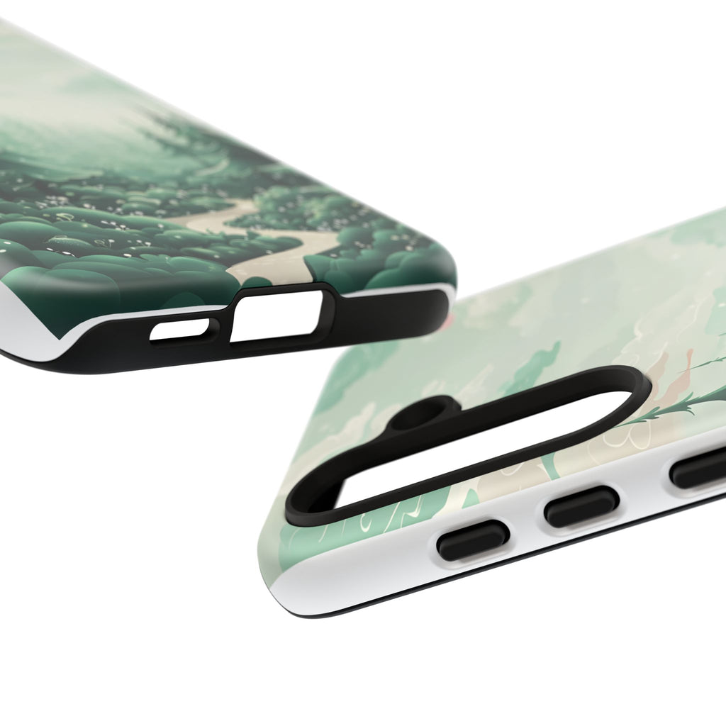 Phone Case, Tough Cover, Whimsical Enchanted Forest, Protective Phone Accessories, Forest Theme Phone Skin