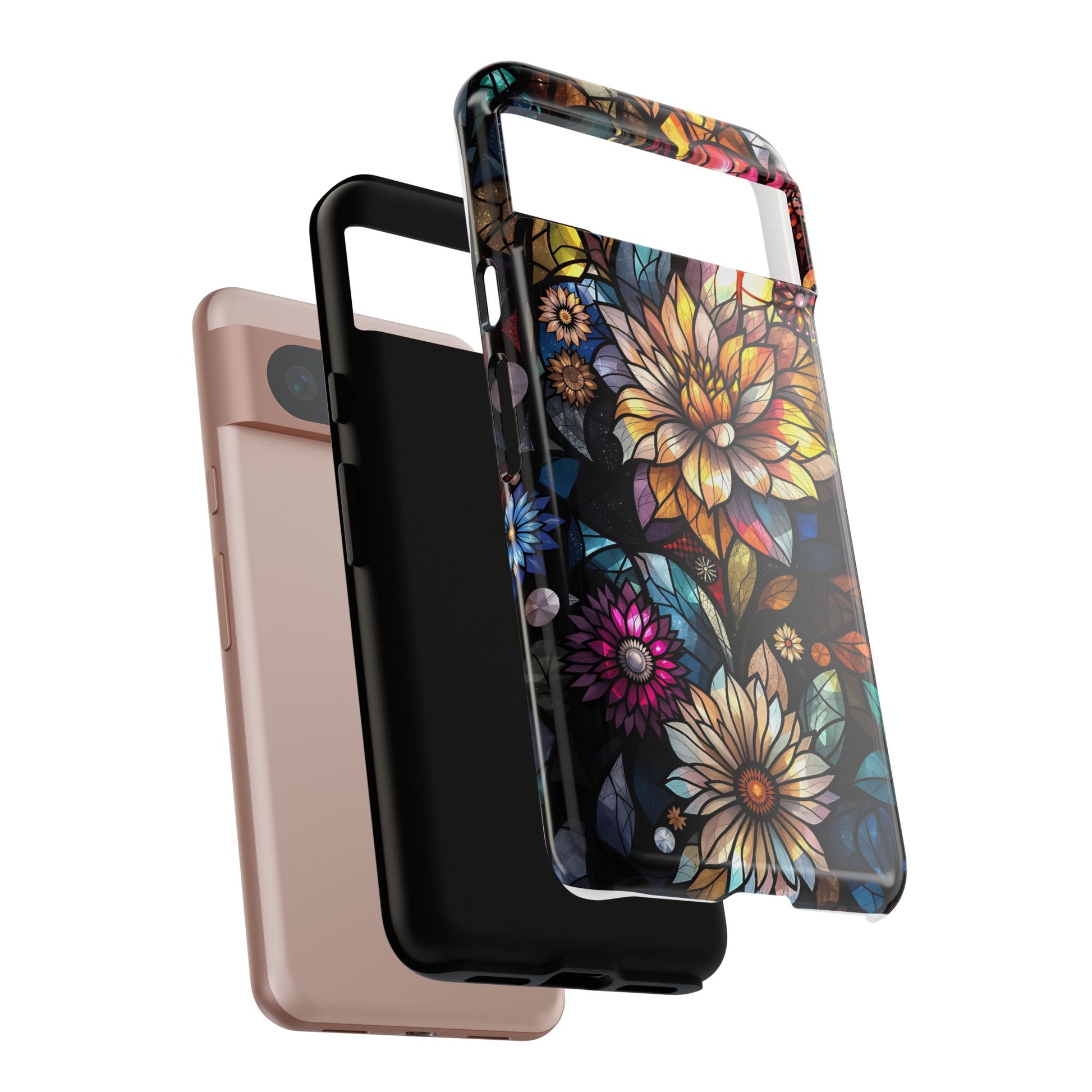 Floral Phone Case - Vibrant Petal Pattern, Tough Protection, Stylish Accessory, Gift for Nature Lovers, Eco-Friendly Design, Floral Art