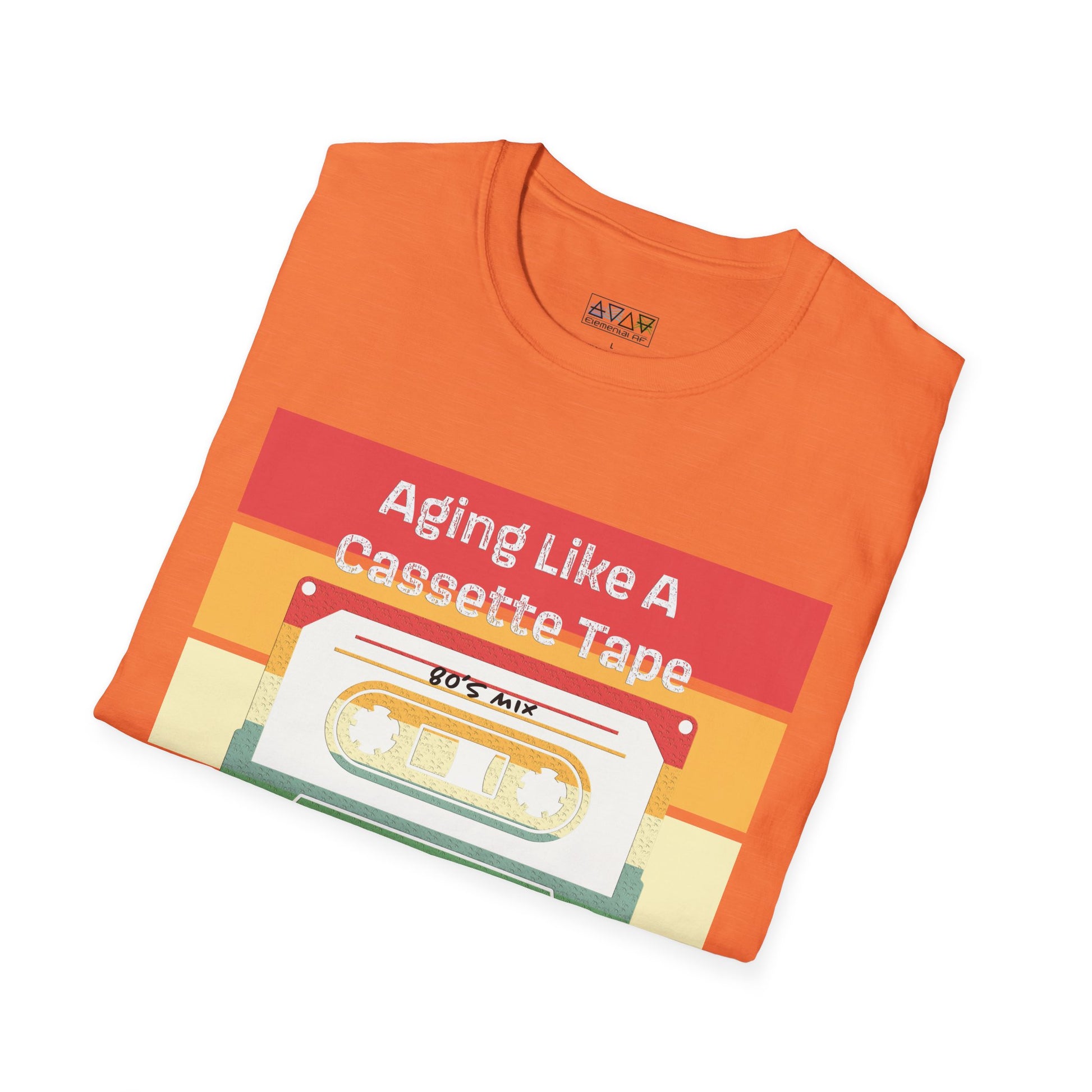 Retro Cassette Tape T-Shirt | Nostalgic Music Vibes, Fun Gift for Music Lovers, Casual Outfit, Birthday Present, Unisex Graphic Tee