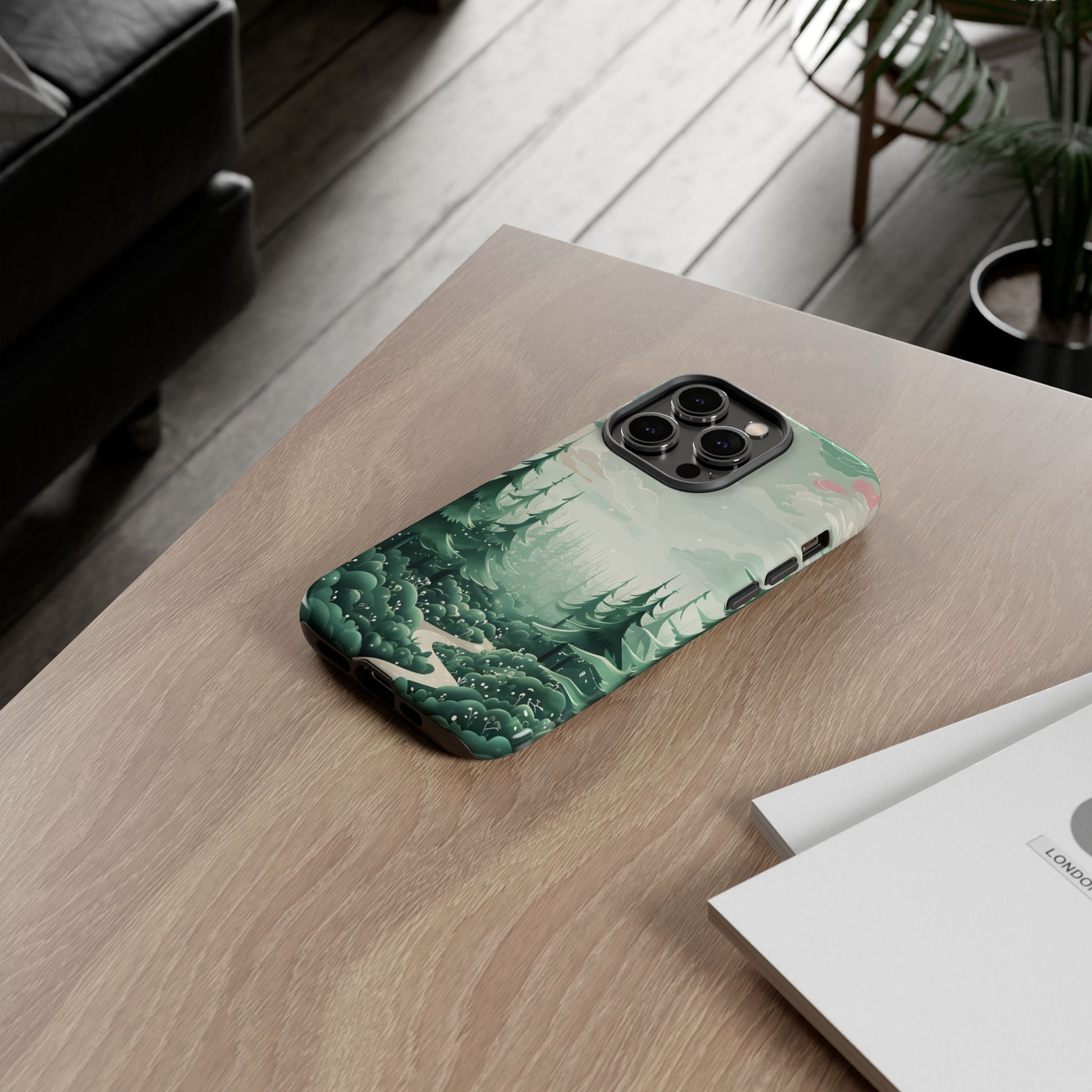 Phone Case, Tough Cover, Whimsical Enchanted Forest, Protective Phone Accessories, Forest Theme Phone Skin