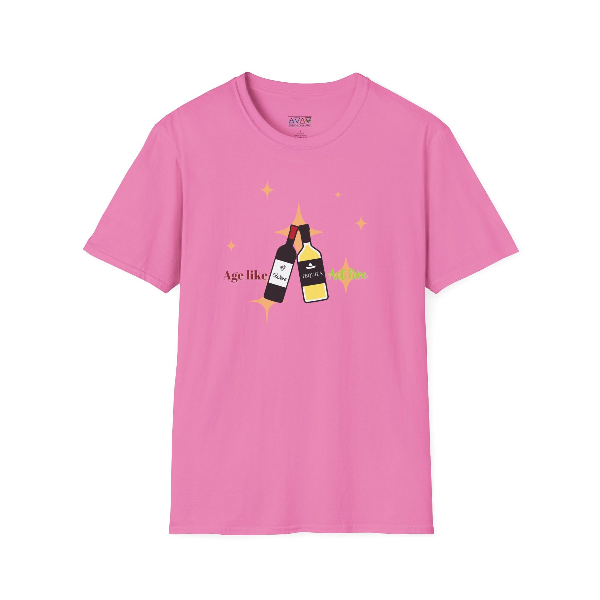 Funny Wine Lover T-Shirt - "Aging Like Fine Wine" Graphic Tee, Perfect Gift for Birthday, Holiday, Wine Tasting Events, Adult Humor