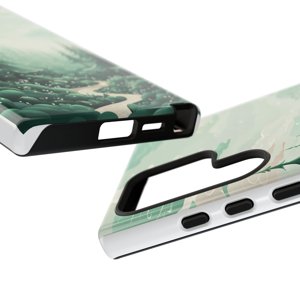 Phone Case, Tough Cover, Whimsical Enchanted Forest, Protective Phone Accessories, Forest Theme Phone Skin