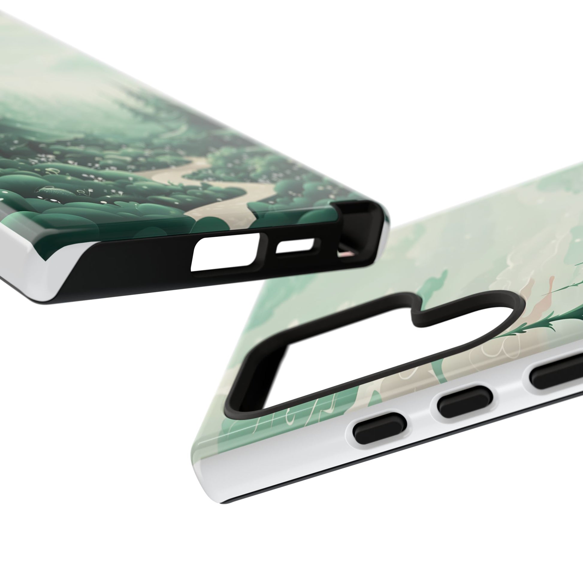 Phone Case, Tough Cover, Whimsical Enchanted Forest, Protective Phone Accessories, Forest Theme Phone Skin