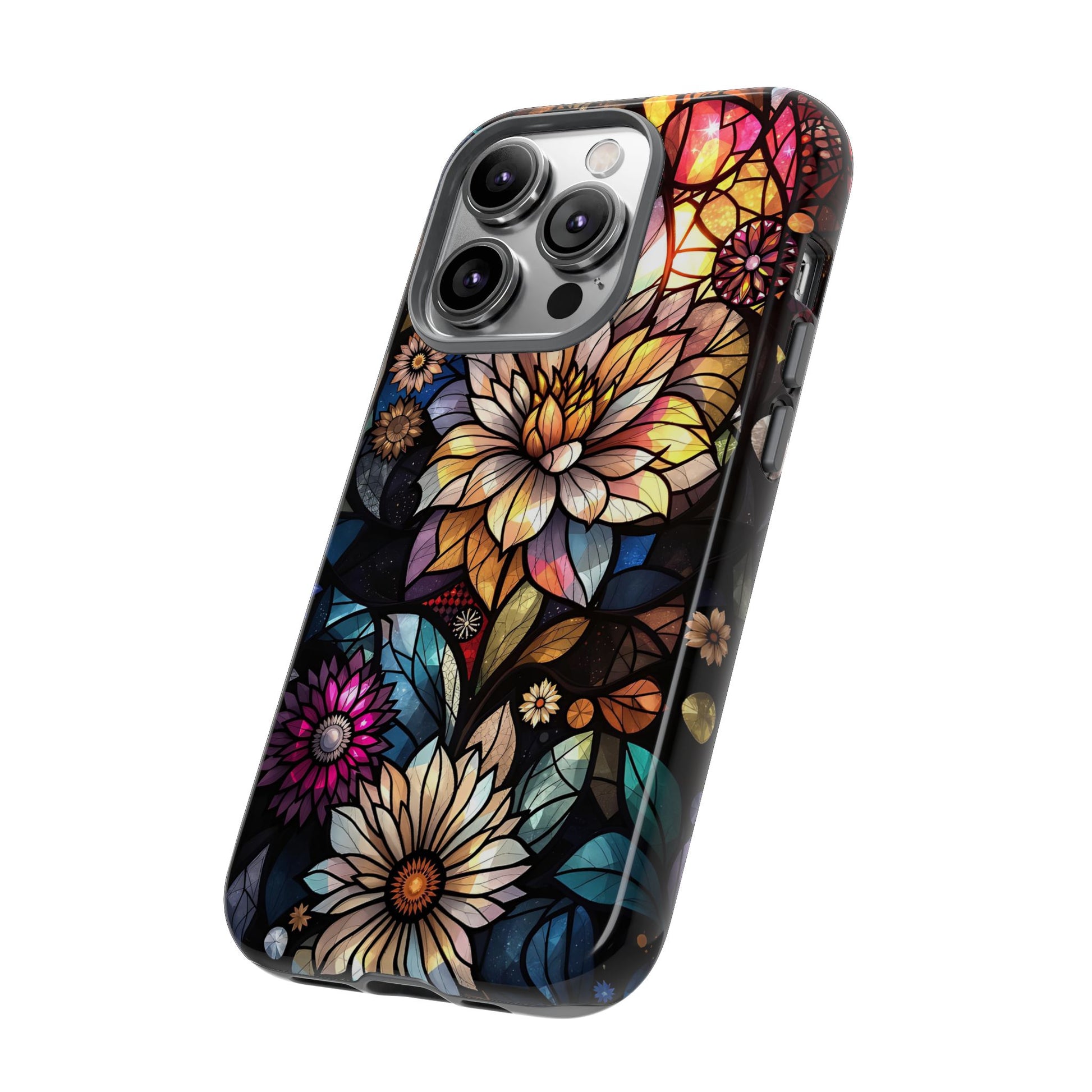 Floral Phone Case - Vibrant Petal Pattern, Tough Protection, Stylish Accessory, Gift for Nature Lovers, Eco-Friendly Design, Floral Art