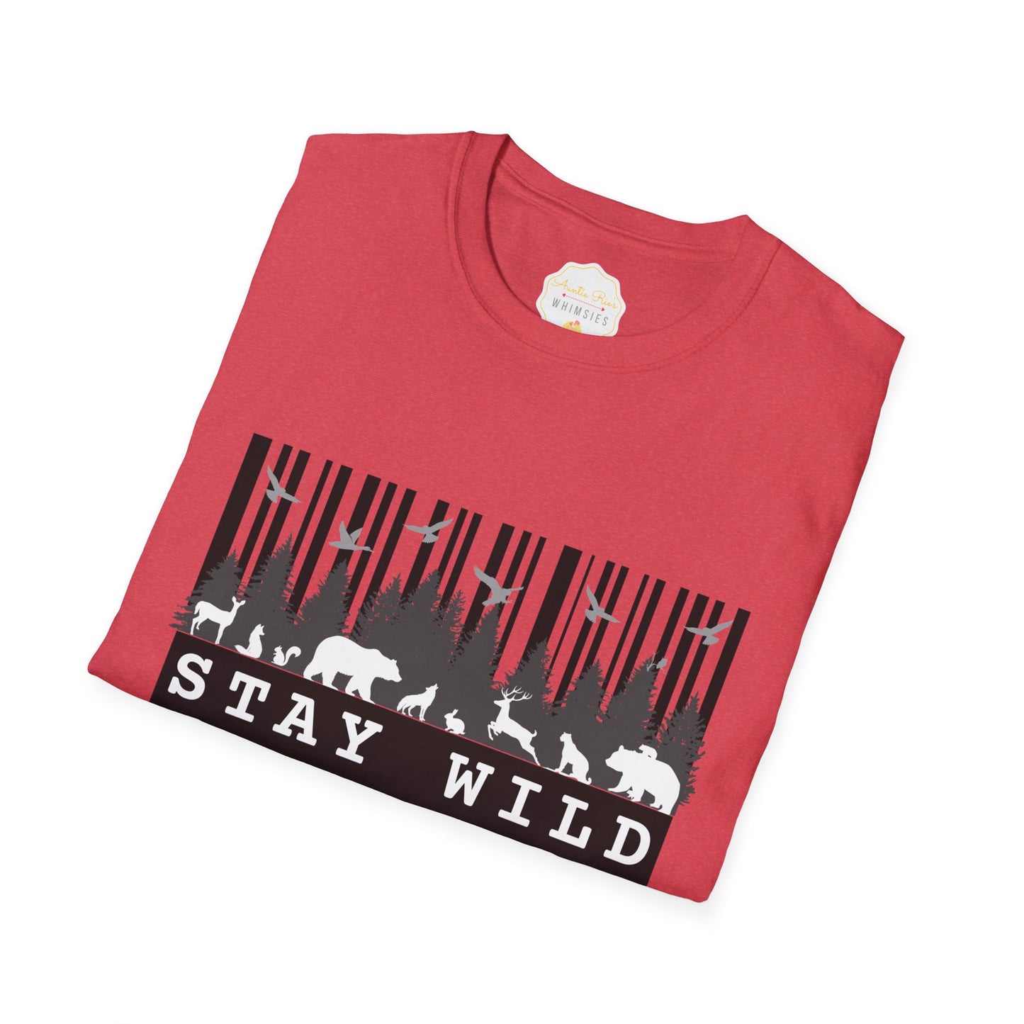 Nature-Tech Unisex T-Shirt - Minimalist Digital Artwork Design