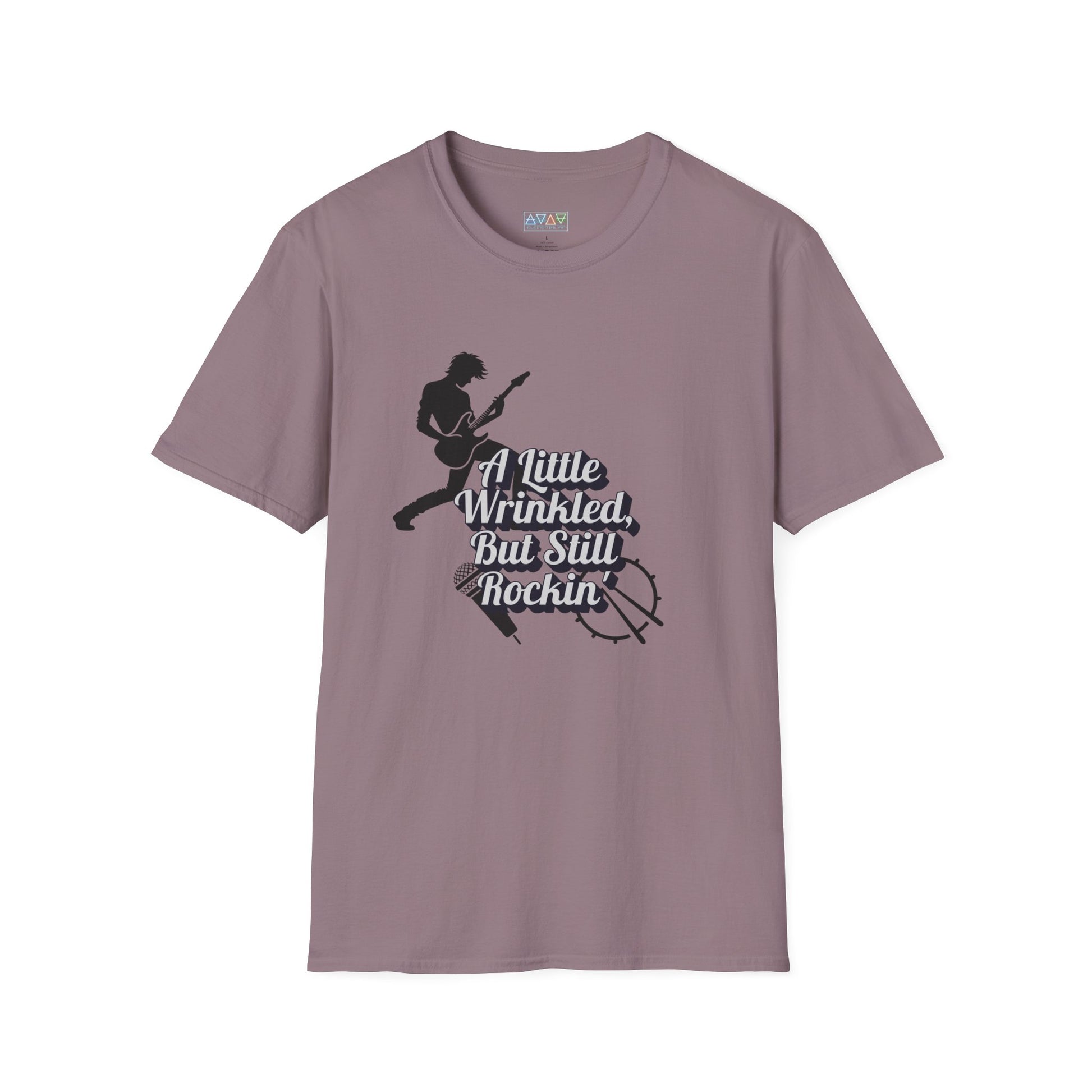 Rockin' Wrinkles T-Shirt for Music Lovers, Music Tees, Gift for Musicians, Casual Wear, Concert Wear, Vintage Style