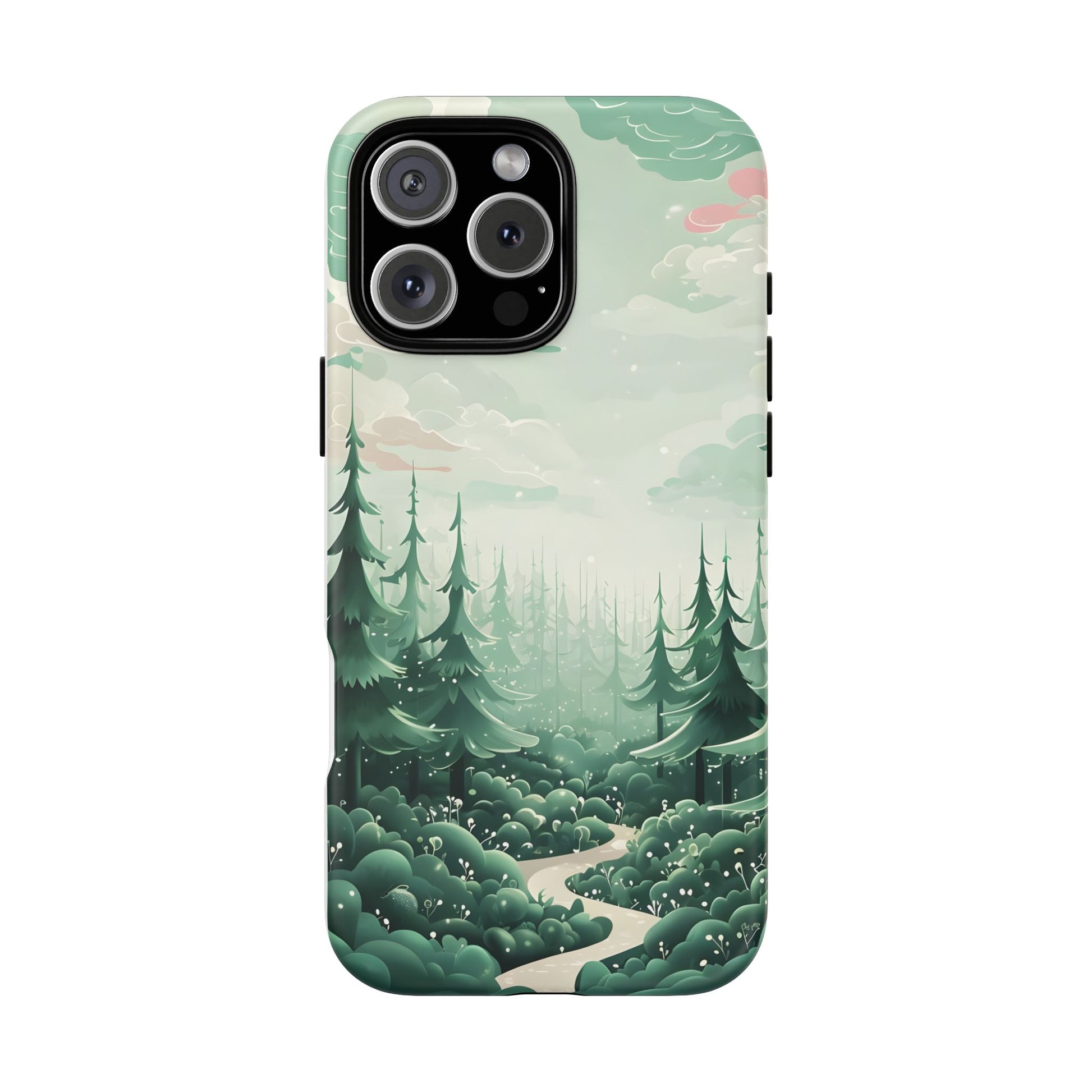 Phone Case, Tough Cover, Whimsical Enchanted Forest, Protective Phone Accessories, Forest Theme Phone Skin