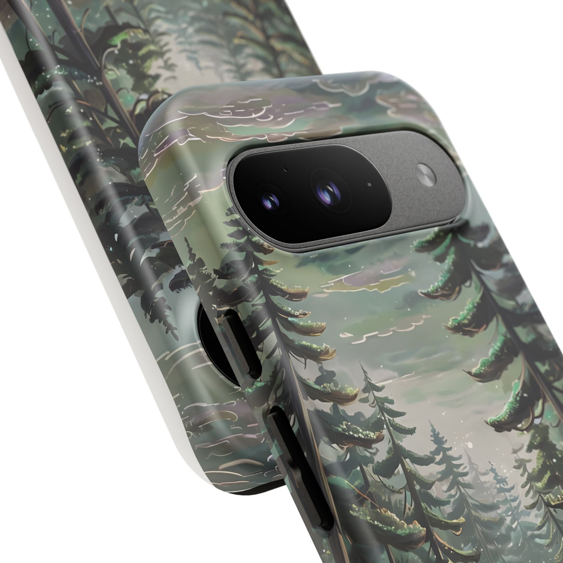 Phone Case, Whimsical Anime Forest Illustration Brimming With Enchantment, Tough Protective Cover, Unique Gift, Trendy